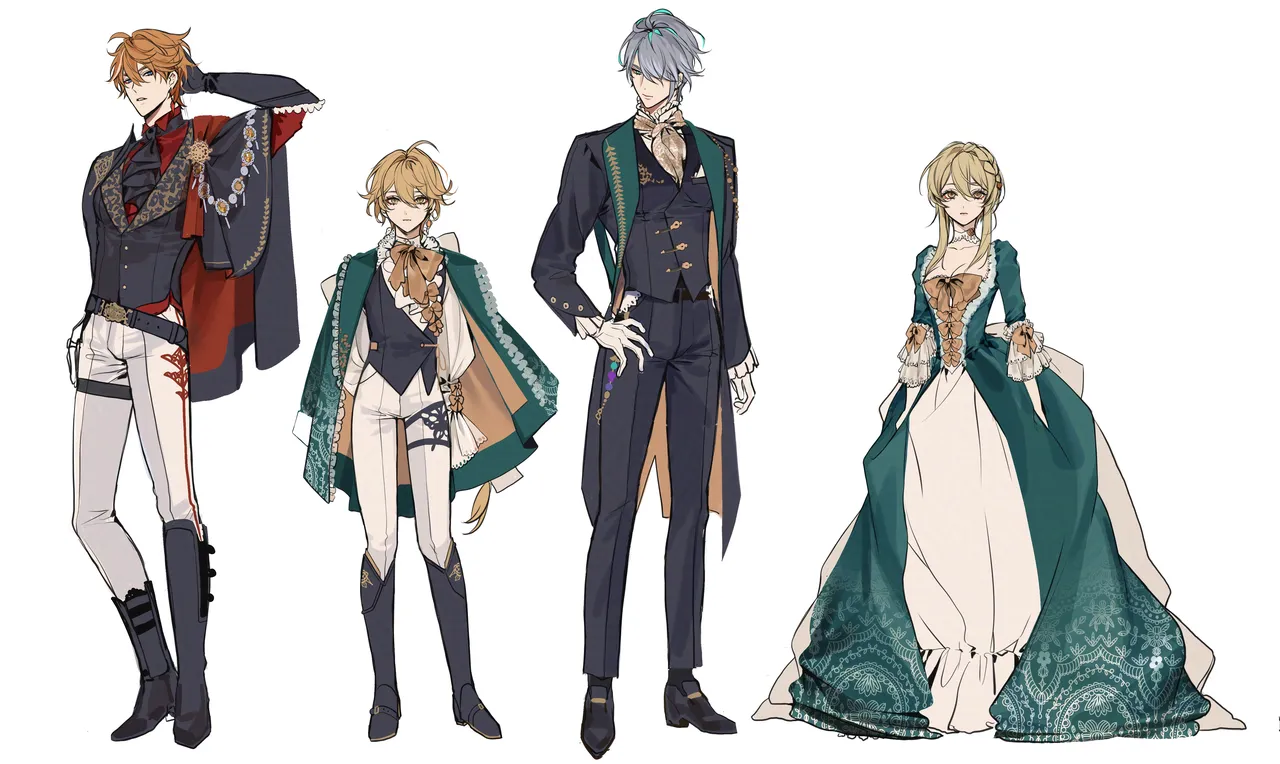 Royal AU Alhaitham x Aether x Childe - 皇室AU：海空公空 page 14 featuring aether genshin impact parody - garter belt netorare hentai manga - read online free