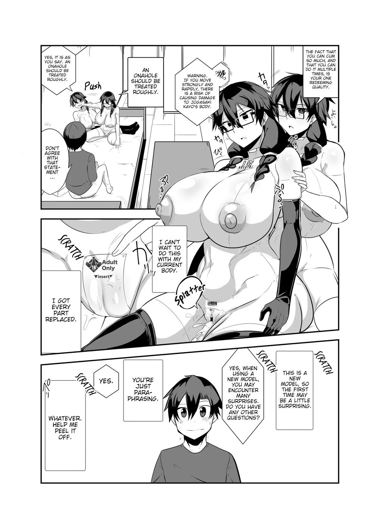 Android no Osananajimi Tachi to Chitsu Onahoecchi Suru Hanashi | A Story About Having Pussy-Onahole Sex With Android Childhood Friends page 11 original parody - big breasts group hentai manga - read online free