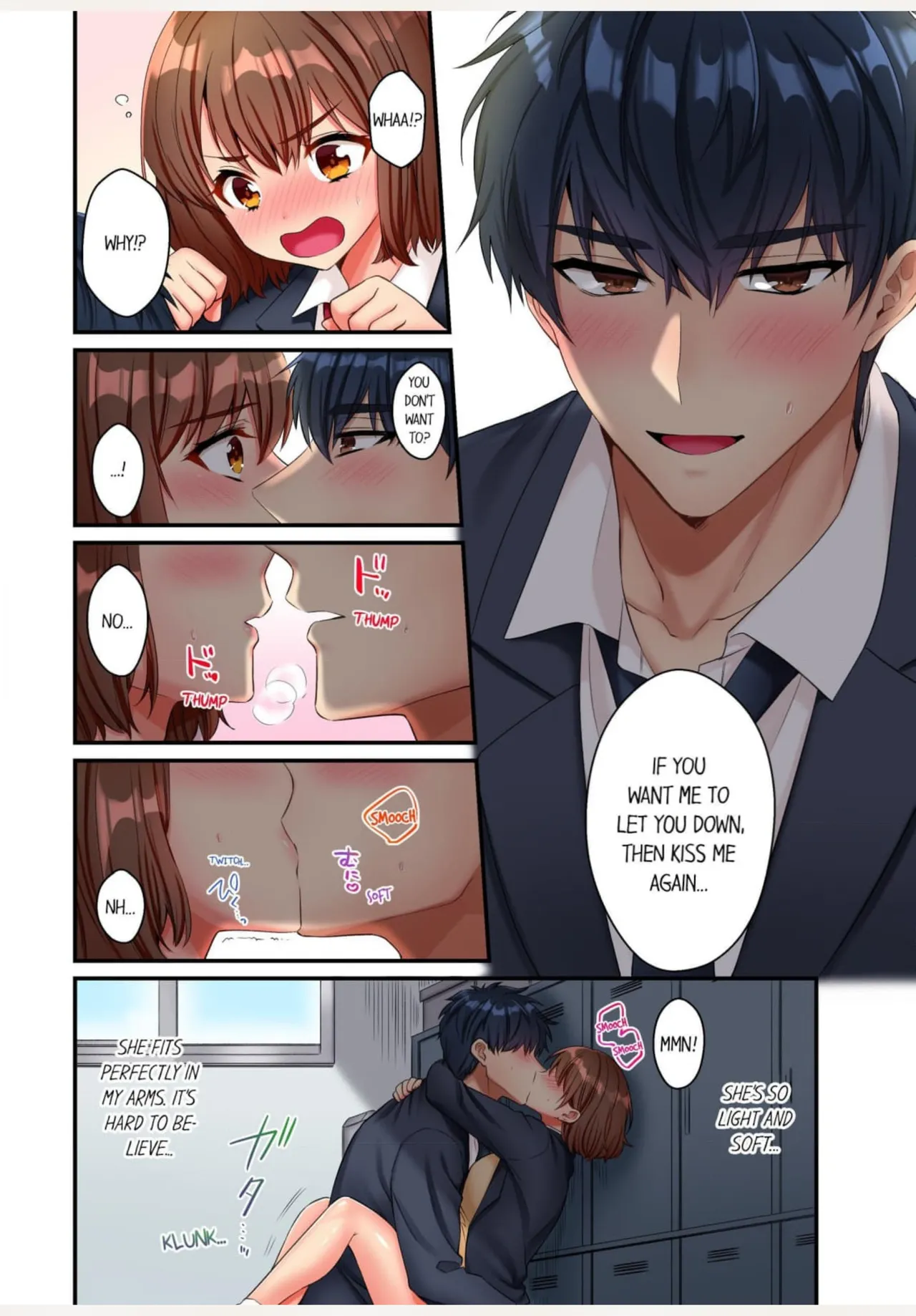 33cm no Fushidara ～Chinmarikei Joshi, Gacchiri Hold de Aragaenai Zecchou Press～ 1 | Sexy Times With My Tiny Childhood Friend 1 page 13 - big breasts schoolboy uniform hentai manga - read online free