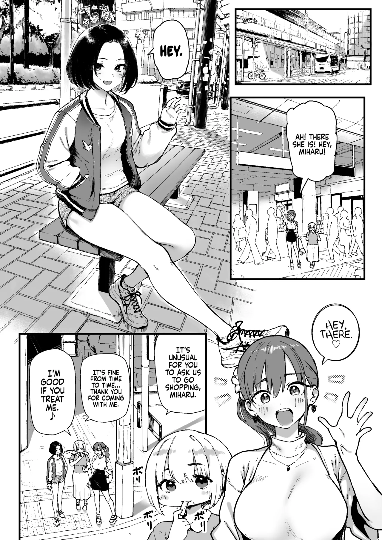 Miharu no Hajimete | Miharu's First Time page 10 original parody - squirting sweating hentai manga - read online free