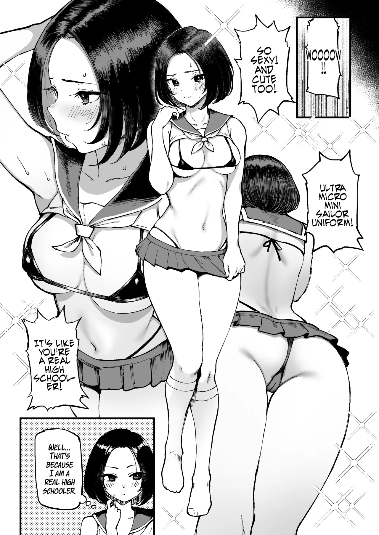 Miharu no Hajimete | Miharu's First Time page 21 original parody - squirting sweating hentai manga - read online free