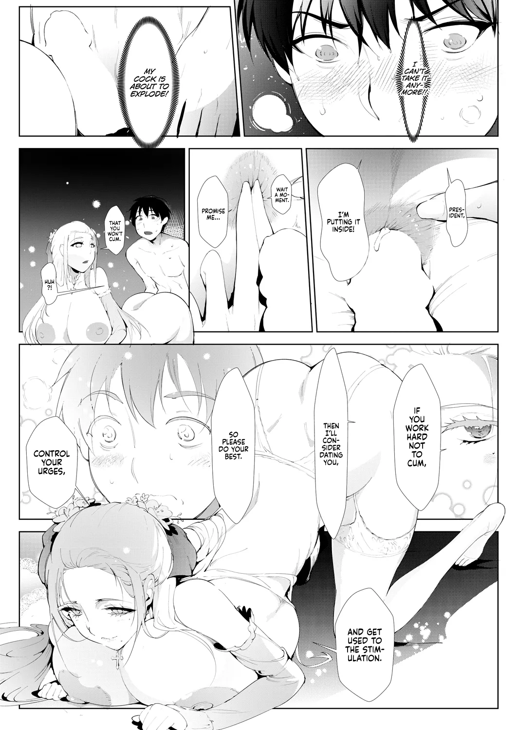 Kinyokugojokai | Abstinence Benefit Society page 20 - big breasts garter belt hentai manga - read online free