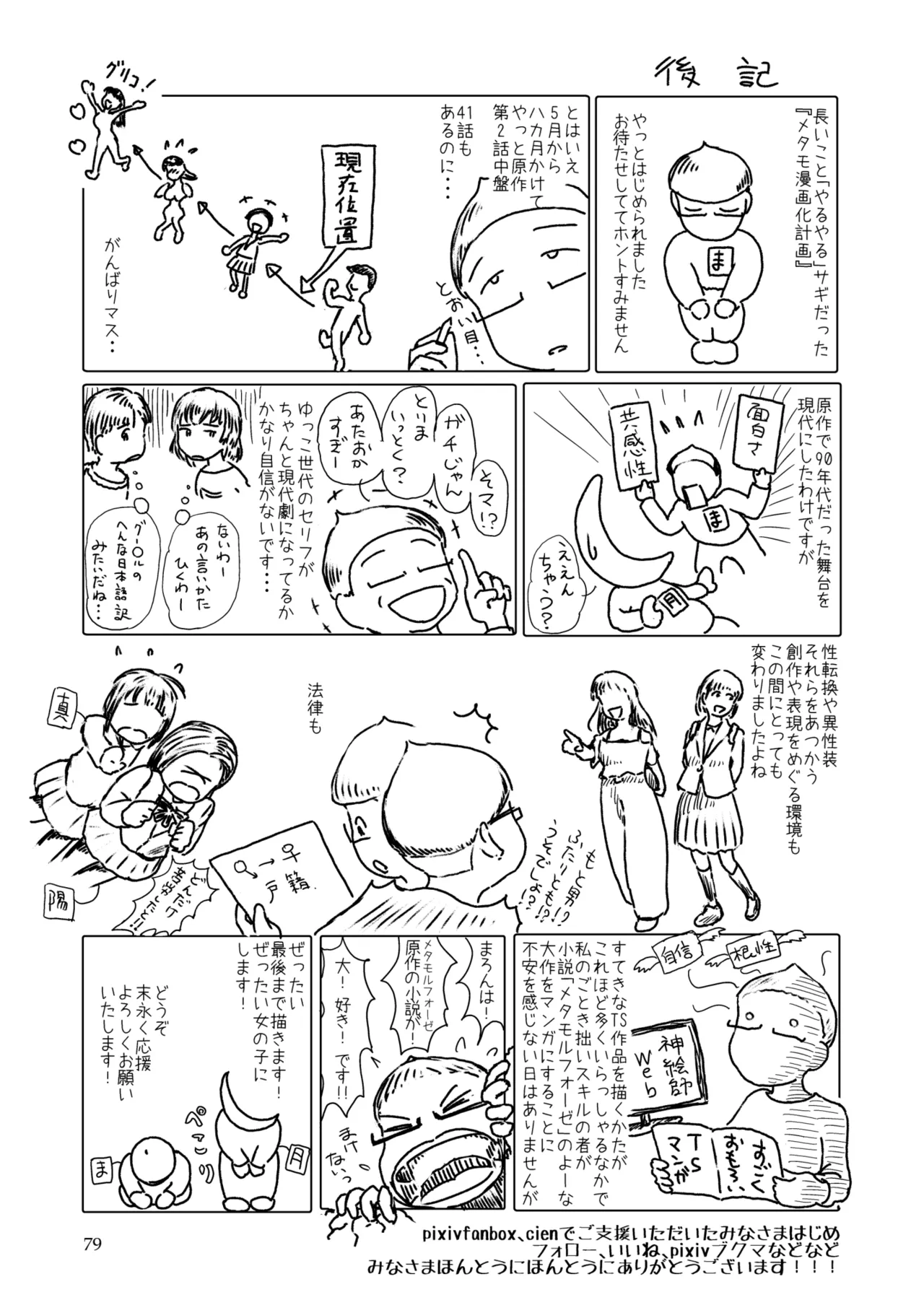 Metamorphose 21 vol.2 page 79 - schoolgirl uniform crossdressing hentai manga - read online free