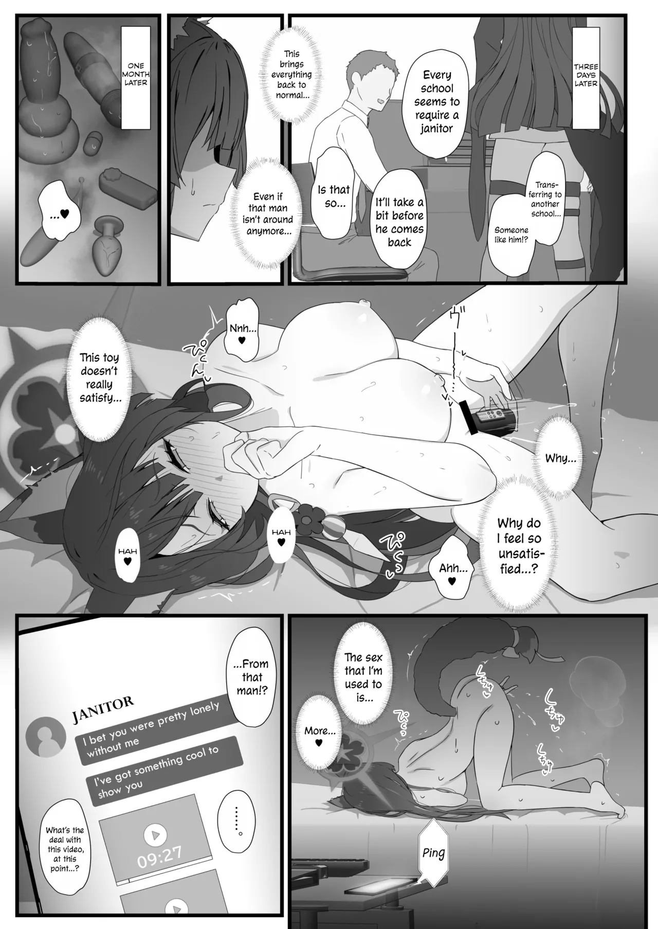 Wakamo to Zetsurin Chuunen Dansei Youmuin | Wakamo and the Incredibly Lively Middle-Aged Male Janitor page 10 featuring wakamo kosaka blue archive parody - netorare filming hentai manga - read online free