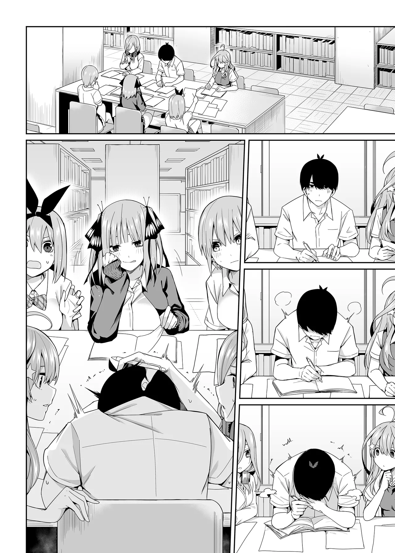 Nibun no Yuudou | 二分的誘動 page 48 featuring nino nakano gotoubun no hanayome parody - sweating unusual pupils hentai manga - read online free