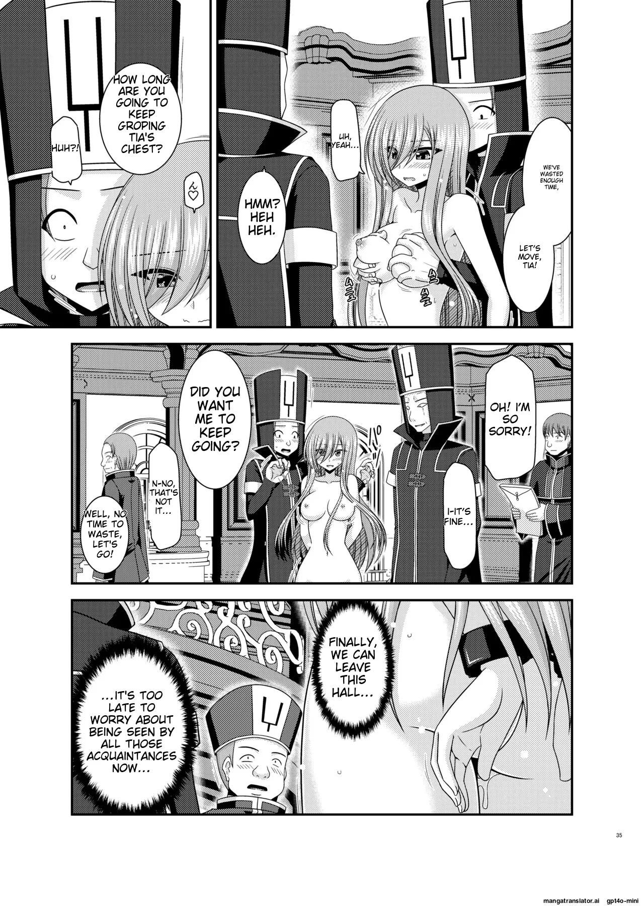 Melon ga Chou Shindou! R17 page 33 featuring tear grants tales of the abyss parody - old man triple penetration hentai manga - read online free