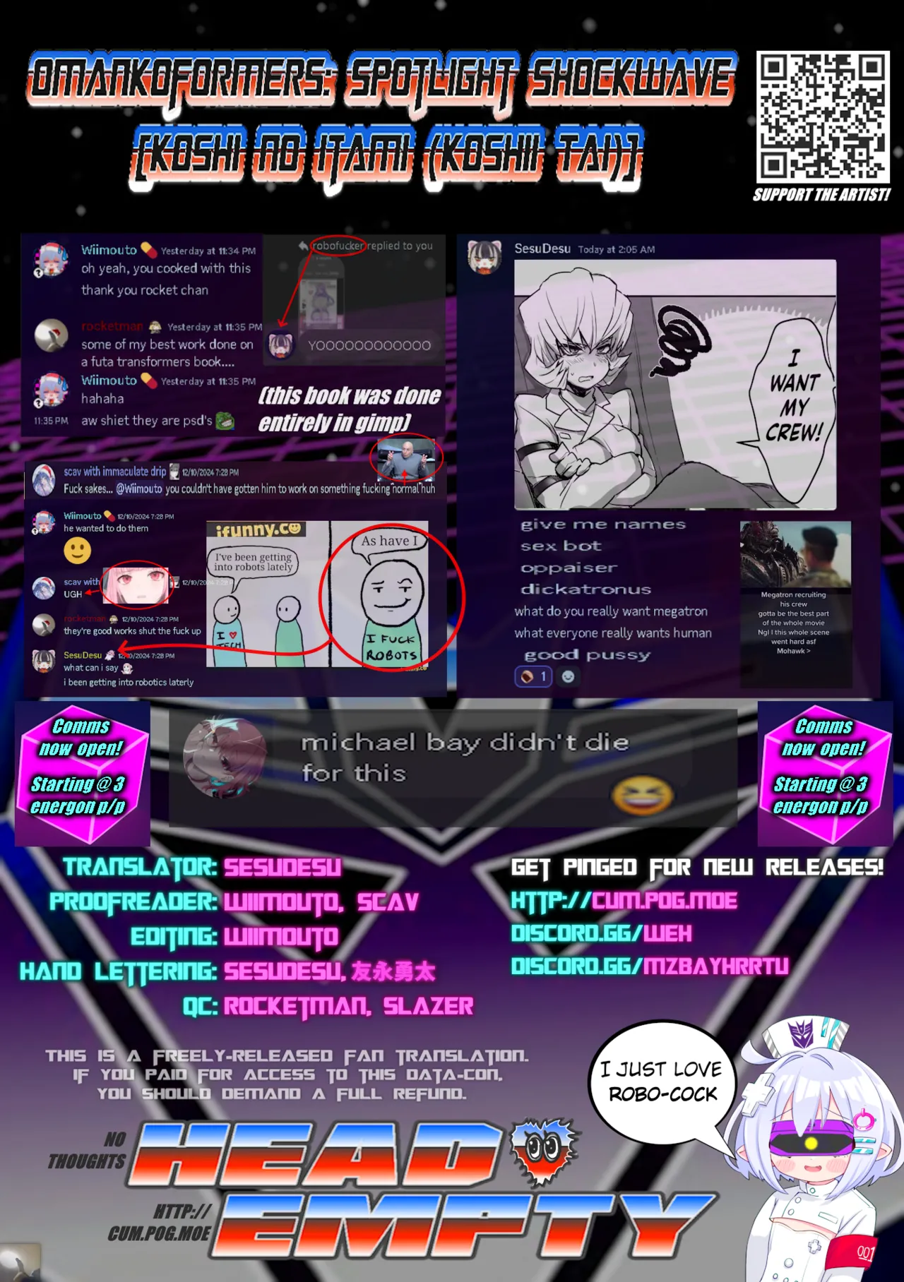 Omankoformers: Spotlight Shockwave page 18 featuring megatron transformers parody - big breasts farting hentai manga - read online free