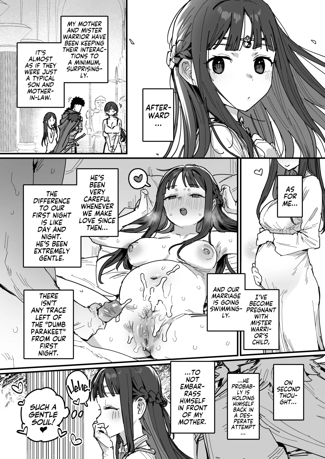 Yuusha to Hime to Okaa-sama!? | Princess & Queen Double Whopper?! + Omake page 35 original parody - milf sweating hentai manga - read online free