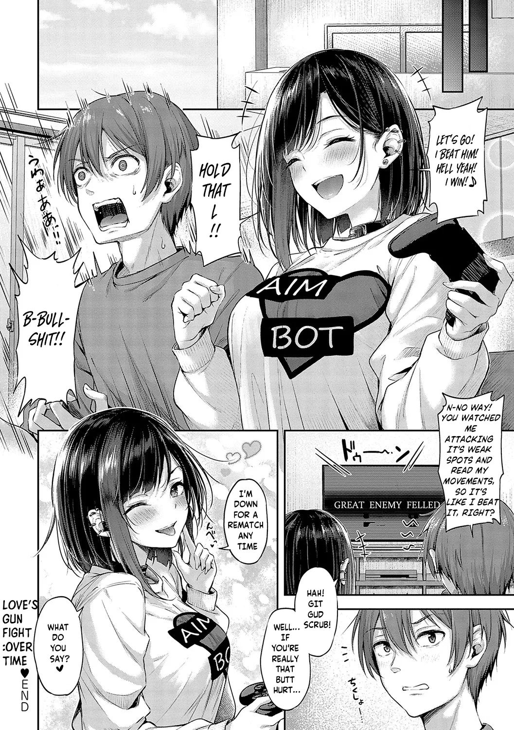 Koi no Gunfight | Love's Gunfight Ch.4 - Overtime page 35 - handjob kissing hentai manga - read online free