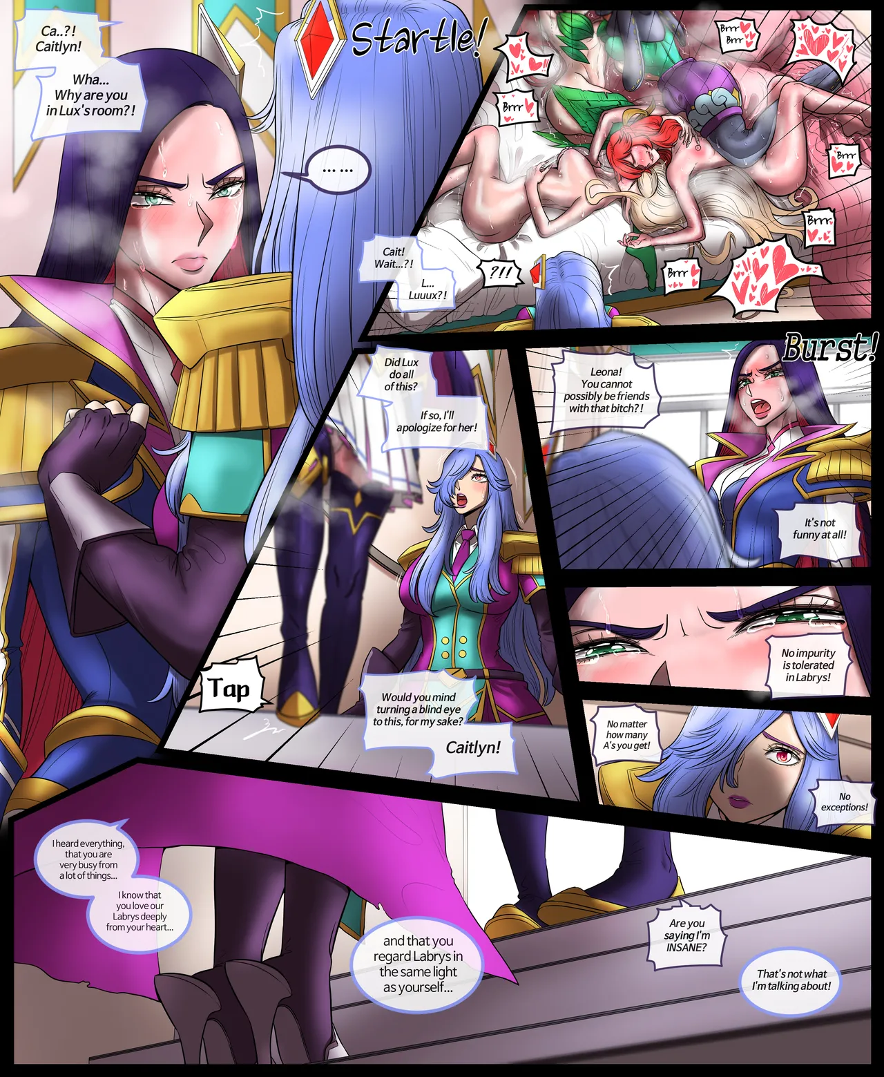 Battle Academia Caitlyn page 10 league of legends parody - squirting females only hentai manga - read online free