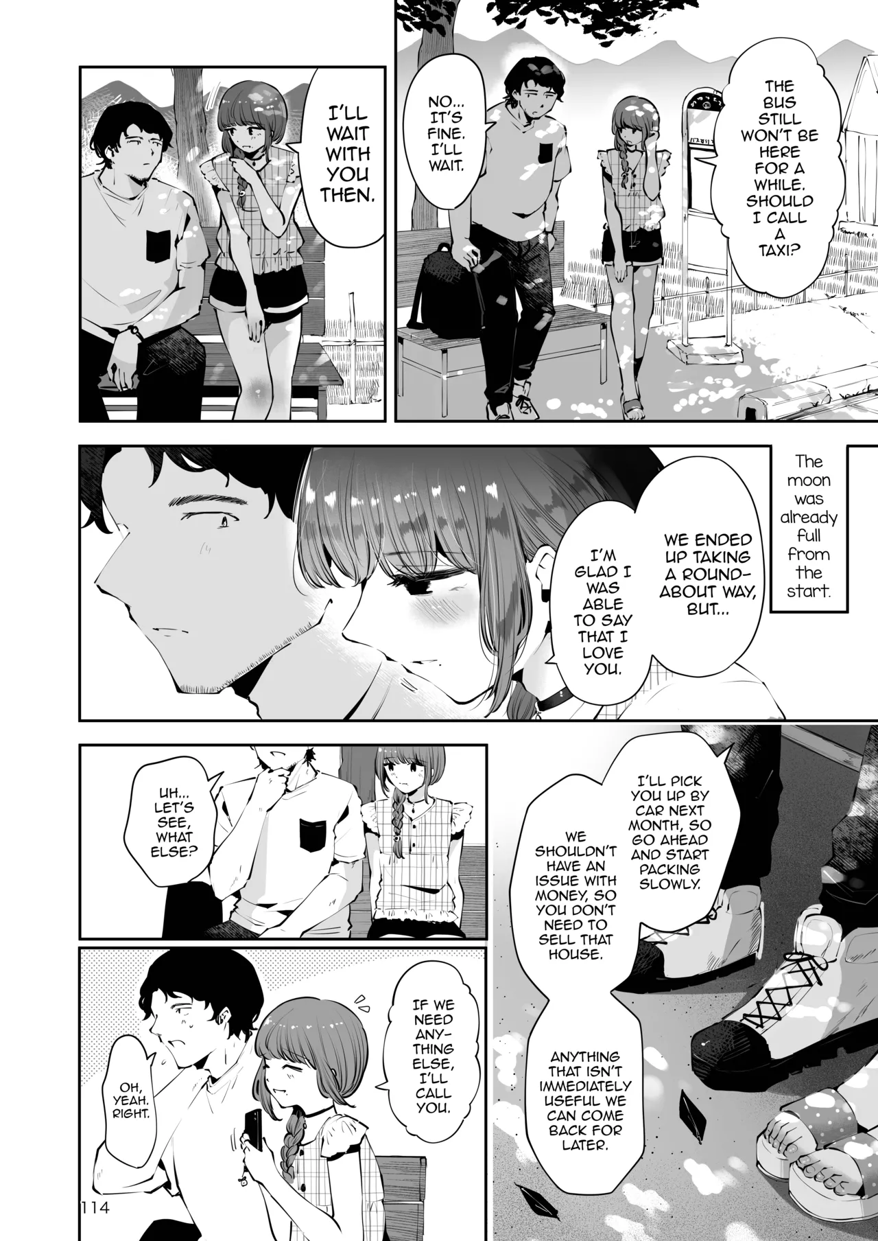 Toomawari no Yoru page 113 original parody - kissing story arc hentai manga - read online free