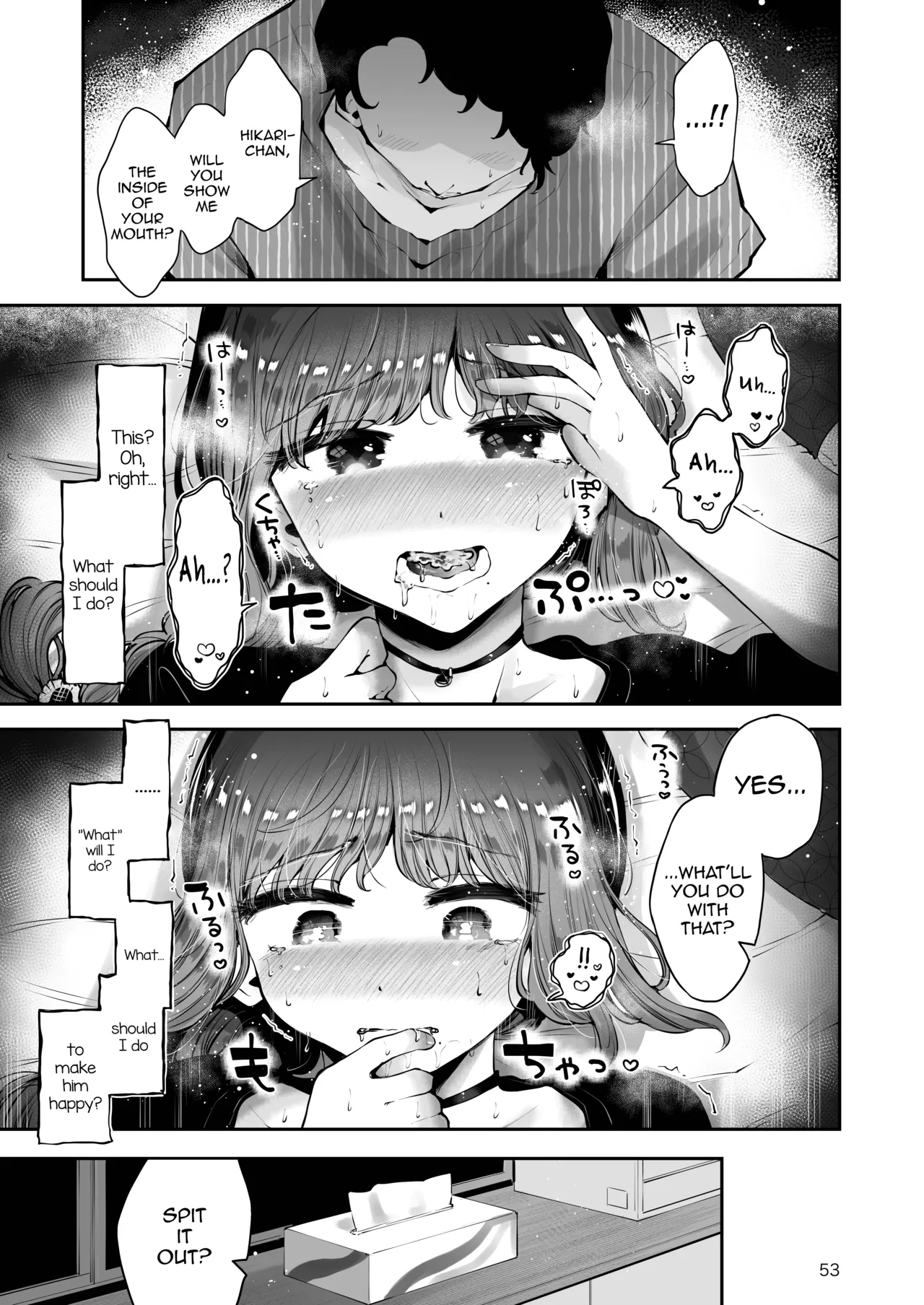 Toomawari no Yoru page 52 original parody - kissing story arc hentai manga - read online free