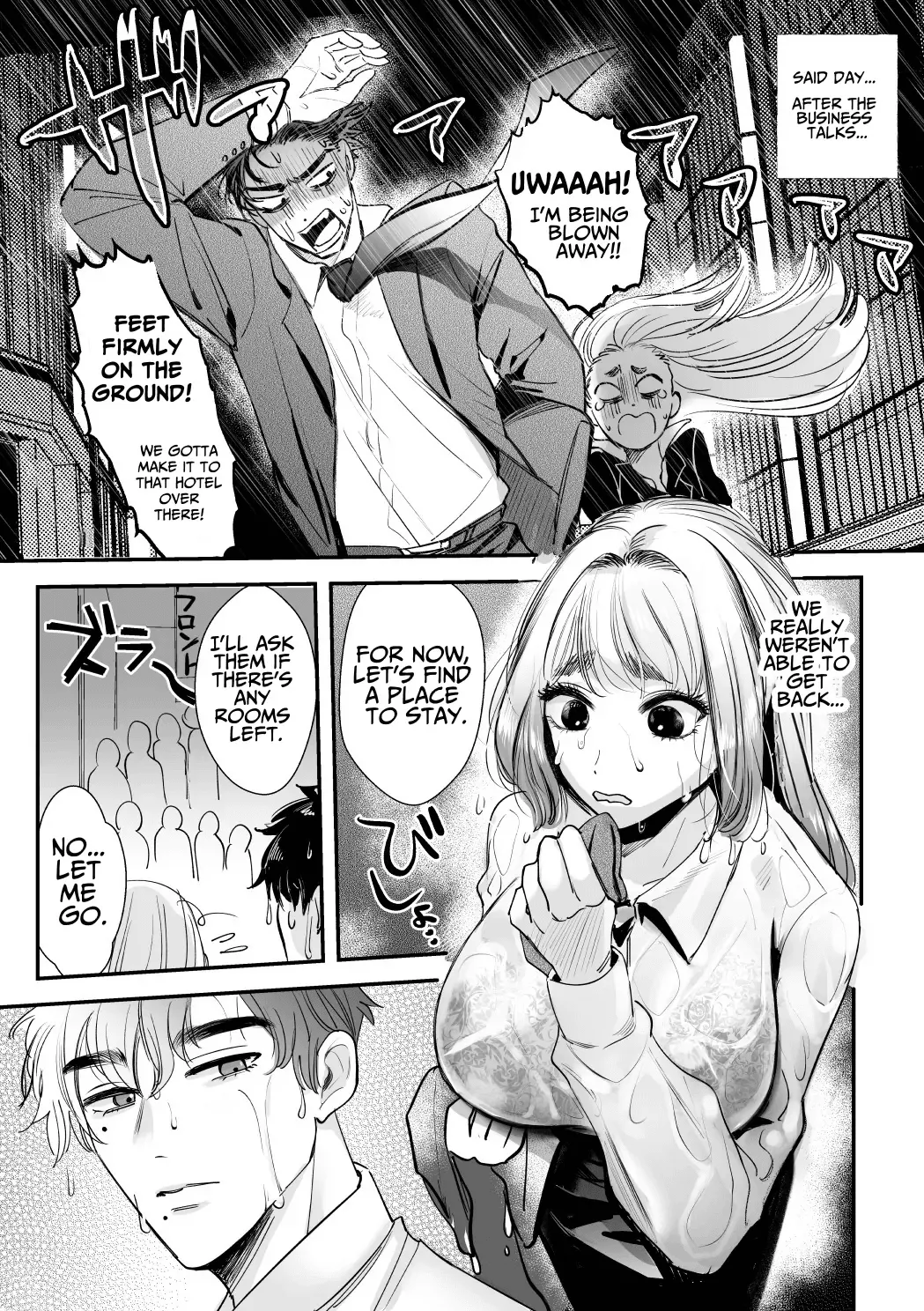 [Rewr] Kaerenai Futari ~Taifuu no Yoru, Akogare no Senpai to...Aibeya Dekiai Nama Koubi~ | They Can't Go Back ~Alone with Senpai on a Typhoon Night~ [English] page 13 original parody - kissing big breasts hentai manga - read online free