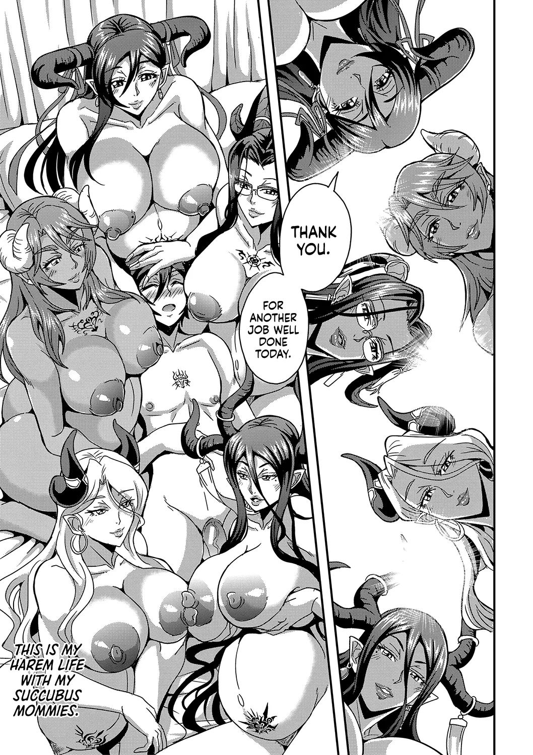Boku to Succubus Mama-tachi to no Harem Life page 193 - milf big breasts hentai manga - read online free