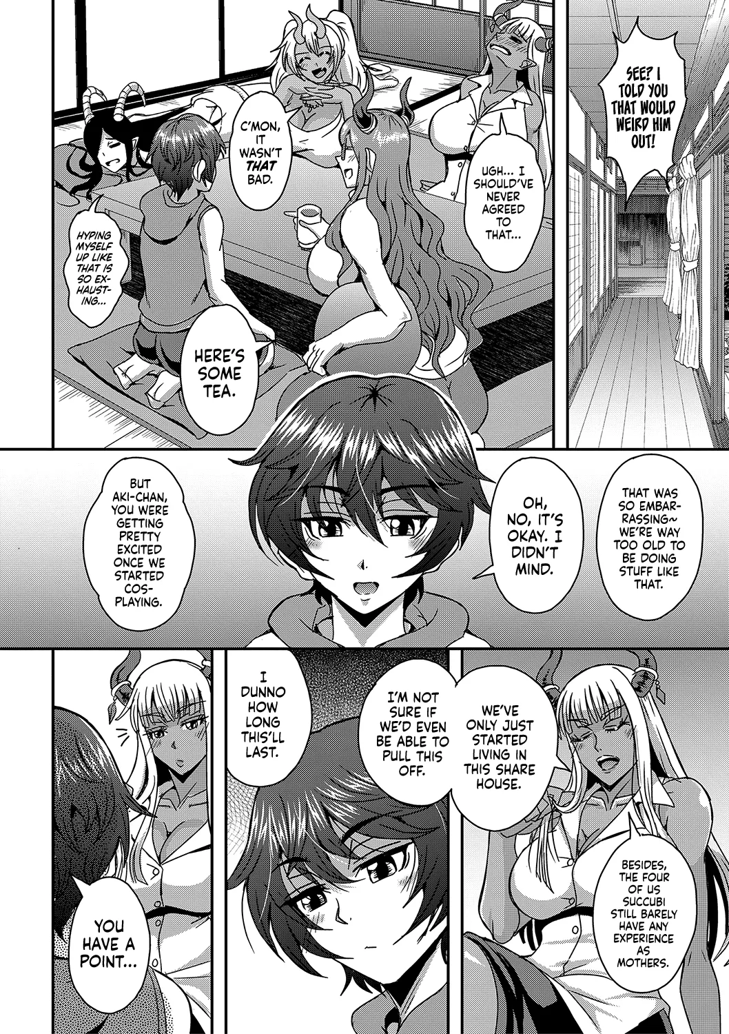 Boku to Succubus Mama-tachi to no Harem Life page 203 - milf big breasts hentai manga - read online free