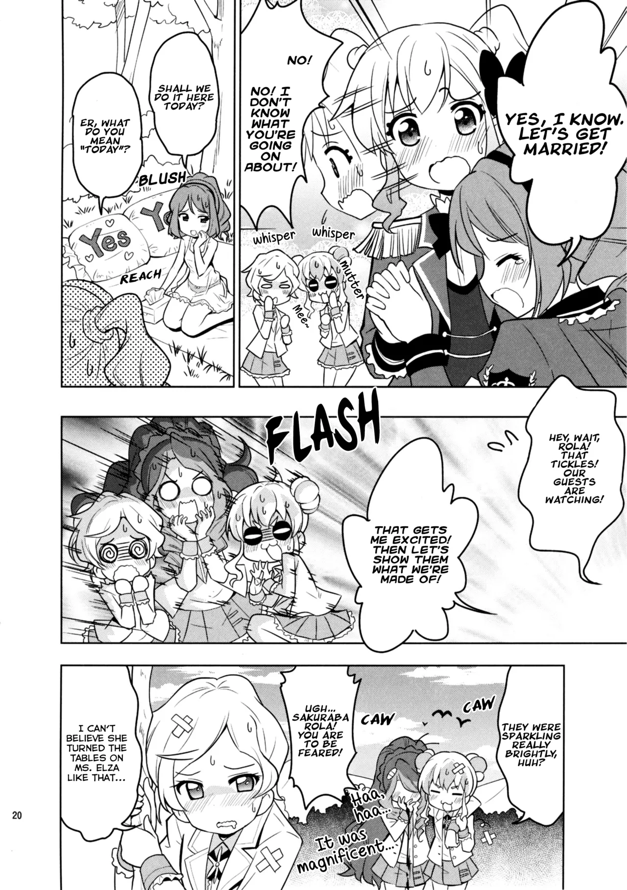 Sakuraba Rola ga Medetai Tai! | Sakuraba Rola Wants to Fall in LOVE! page 22 aikatsu parody - females only hentai manga - read online free