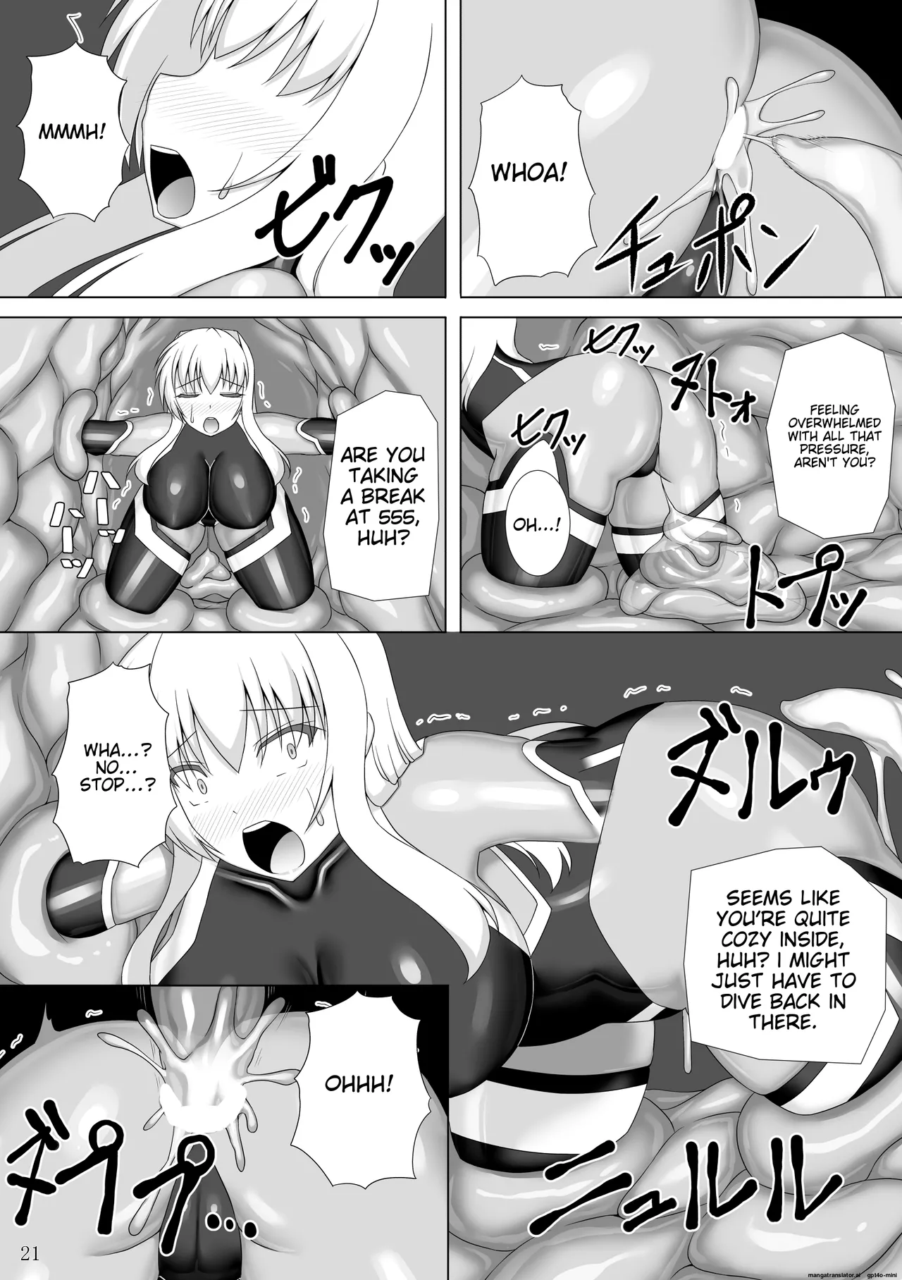 Taima Senkiden Hachi | Exorcist Flash Princess Chronicles Volume 8 page 22 original parody - slime latex hentai manga - read online free