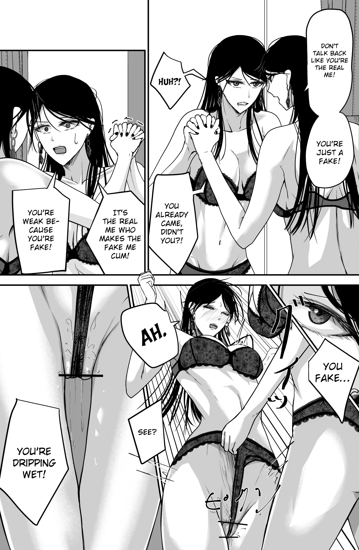 Black Canvas page 24 original parody - cunnilingus females only hentai manga - read online free