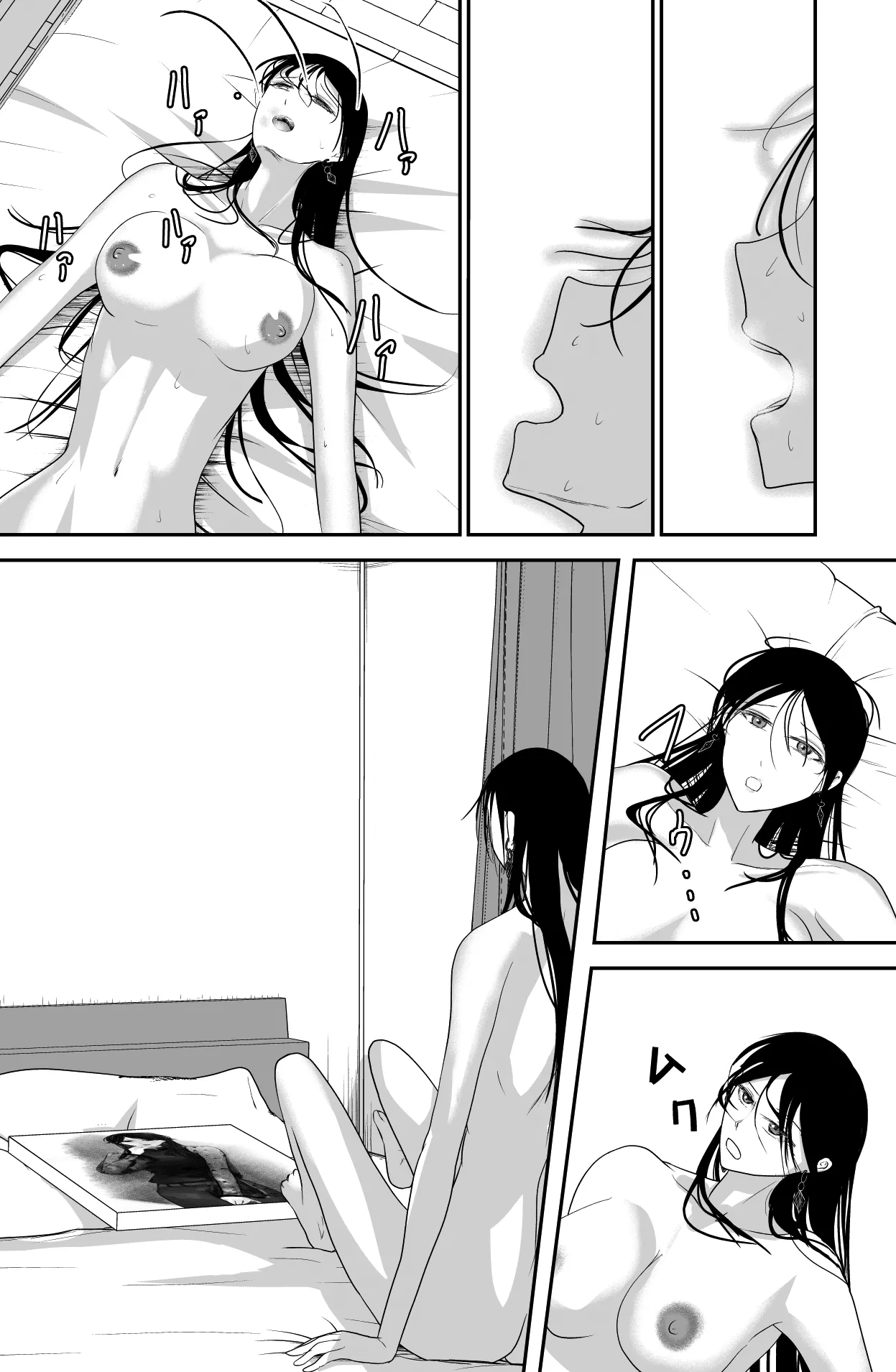 Black Canvas page 40 original parody - cunnilingus females only hentai manga - read online free