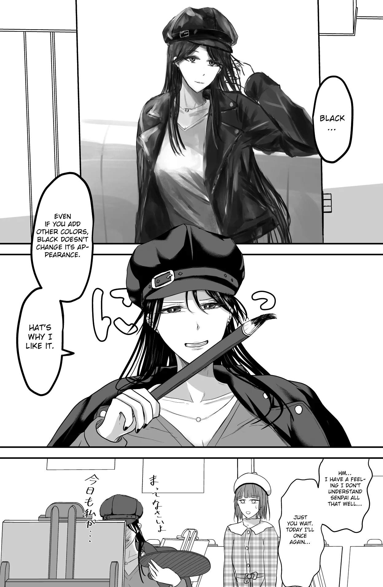 Black Canvas page 44 original parody - cunnilingus females only hentai manga - read online free