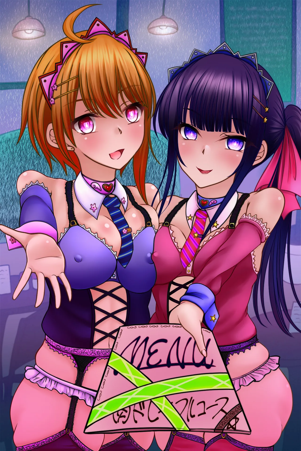 Kanban Musume-tachi o Ore Senyou no Nikubenki ni Shita Hanashi. Mitsumeru dake de Onna o Soku Hatsujou Saserareru Chikara o Te ni Ireta! page 51 original parody - mind control full color hentai manga - read online free