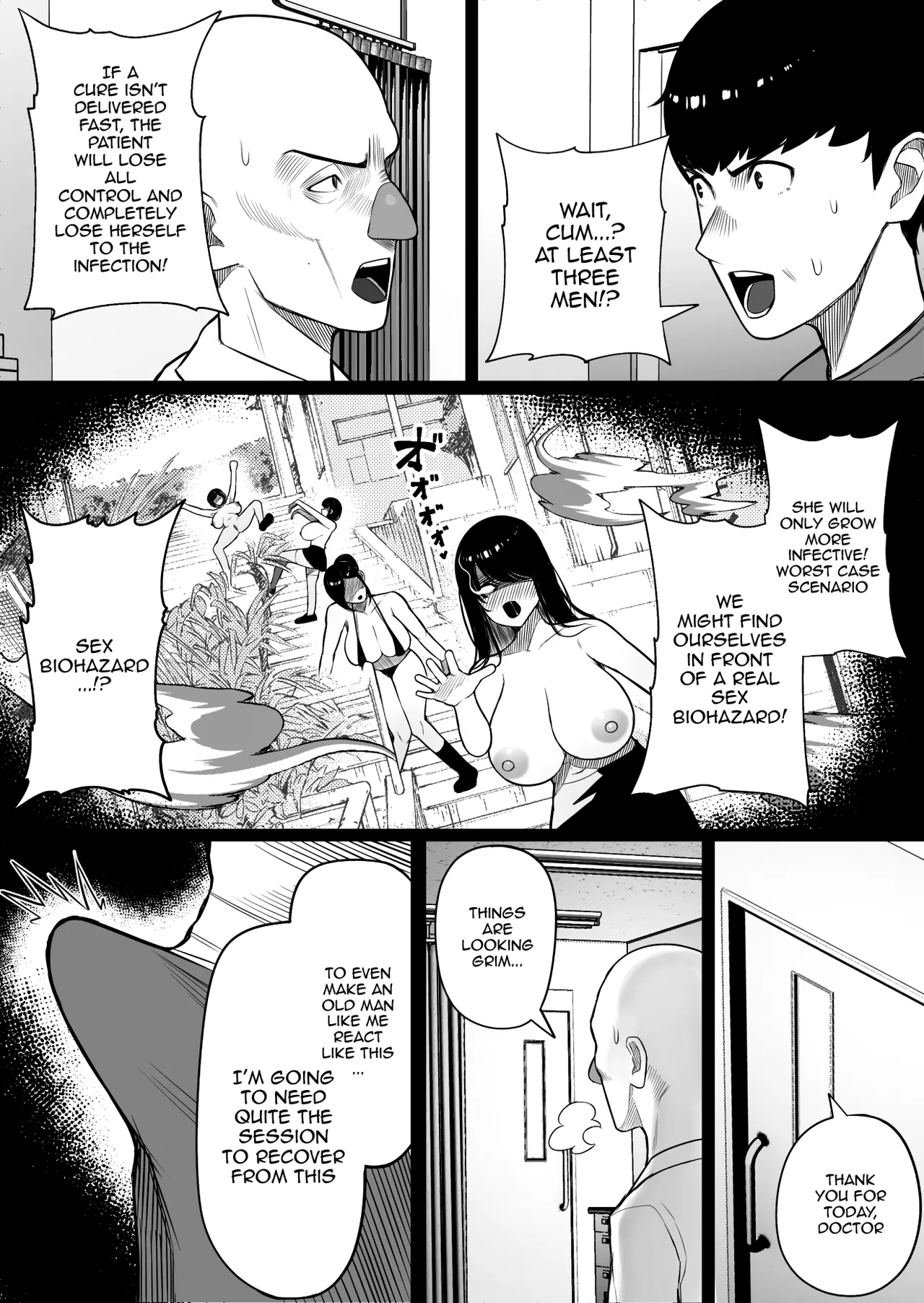 [Kurukuru, Kiyuu] Kaiki! Binbin Pheremone-byou | The Bizarre Throb-Throb Pheromone Illness [English] {Doujins.com} page 14 original parody - kissing big breasts hentai manga - read online free