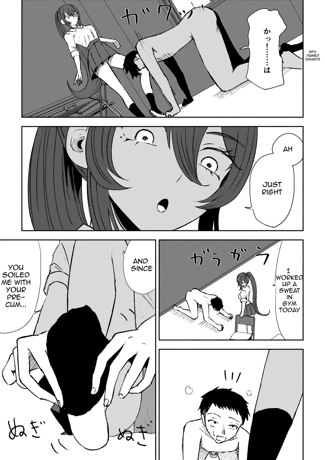 Hokago no Ashi Maso Choukyou | After School Foot-Masochist Training page 23 original parody - femdom foot licking hentai manga - read online free