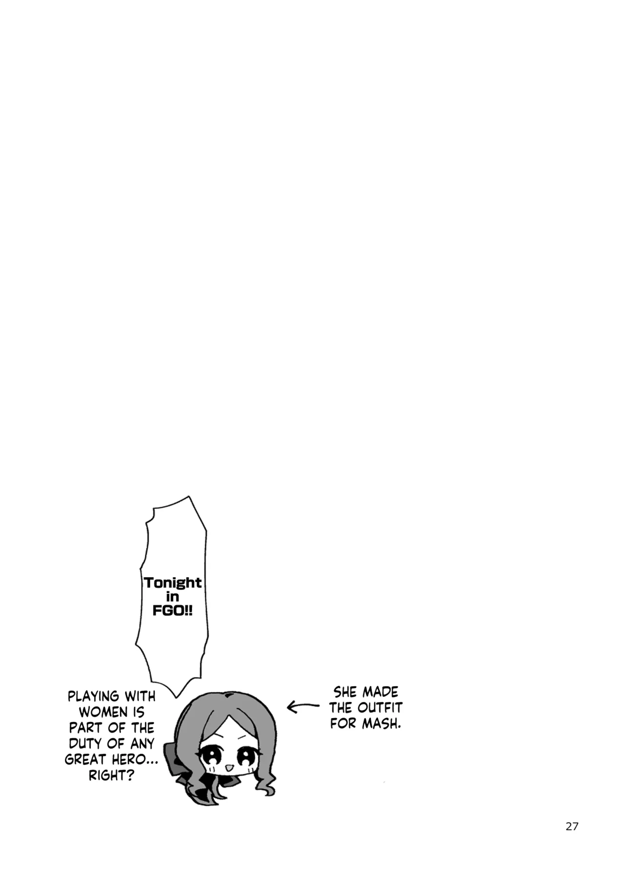 Watashi to Itoshii Hito no Ohanashi | My life with my lovely servant page 27 featuring gudao fate grand order parody - kissing swimsuit hentai manga - read online free