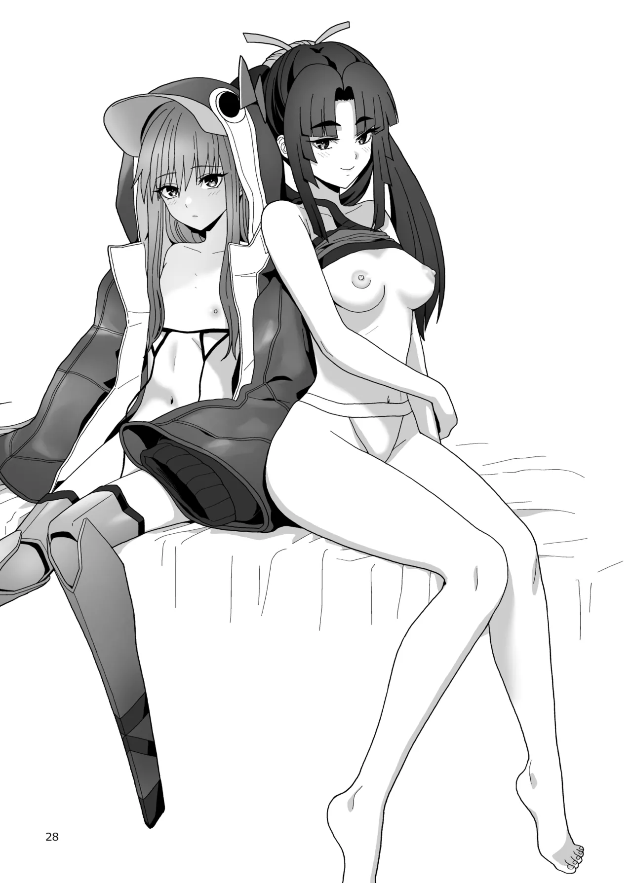 Watashi to Itoshii Hito no Ohanashi | My life with my lovely servant page 28 featuring gudao fate grand order parody - kissing swimsuit hentai manga - read online free