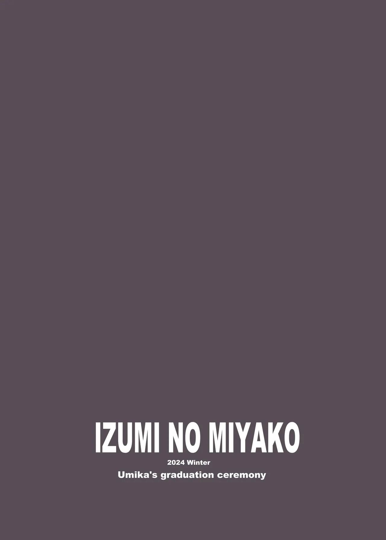 Umiko-san no Sotsugyoushiki - Page 30