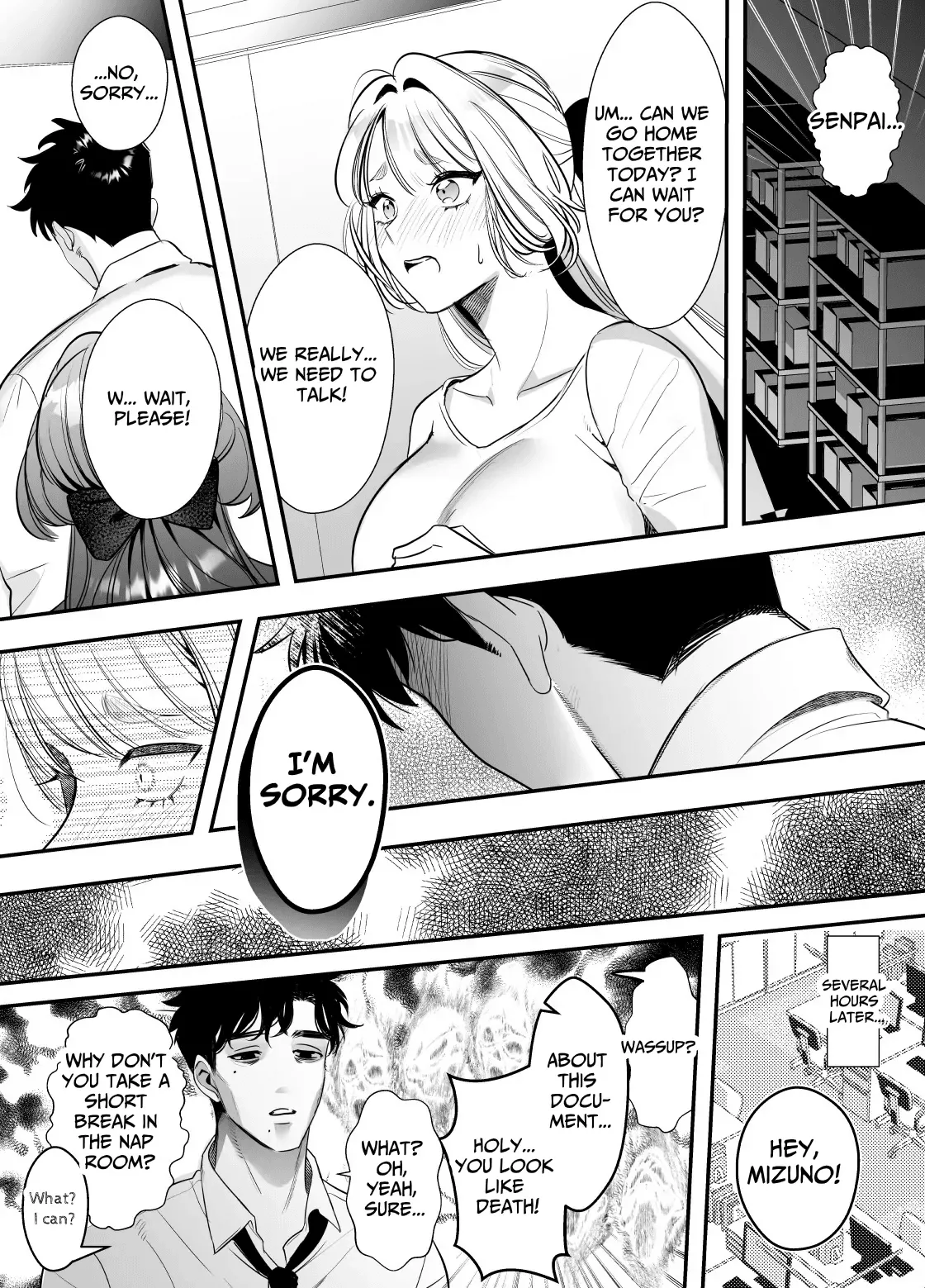 [Rewl] Kaerenai Futari -Office Hen- | They can't go back ~Office Edition~ [English] [Digital] page 35 original parody - business suit squirting hentai manga - read online free