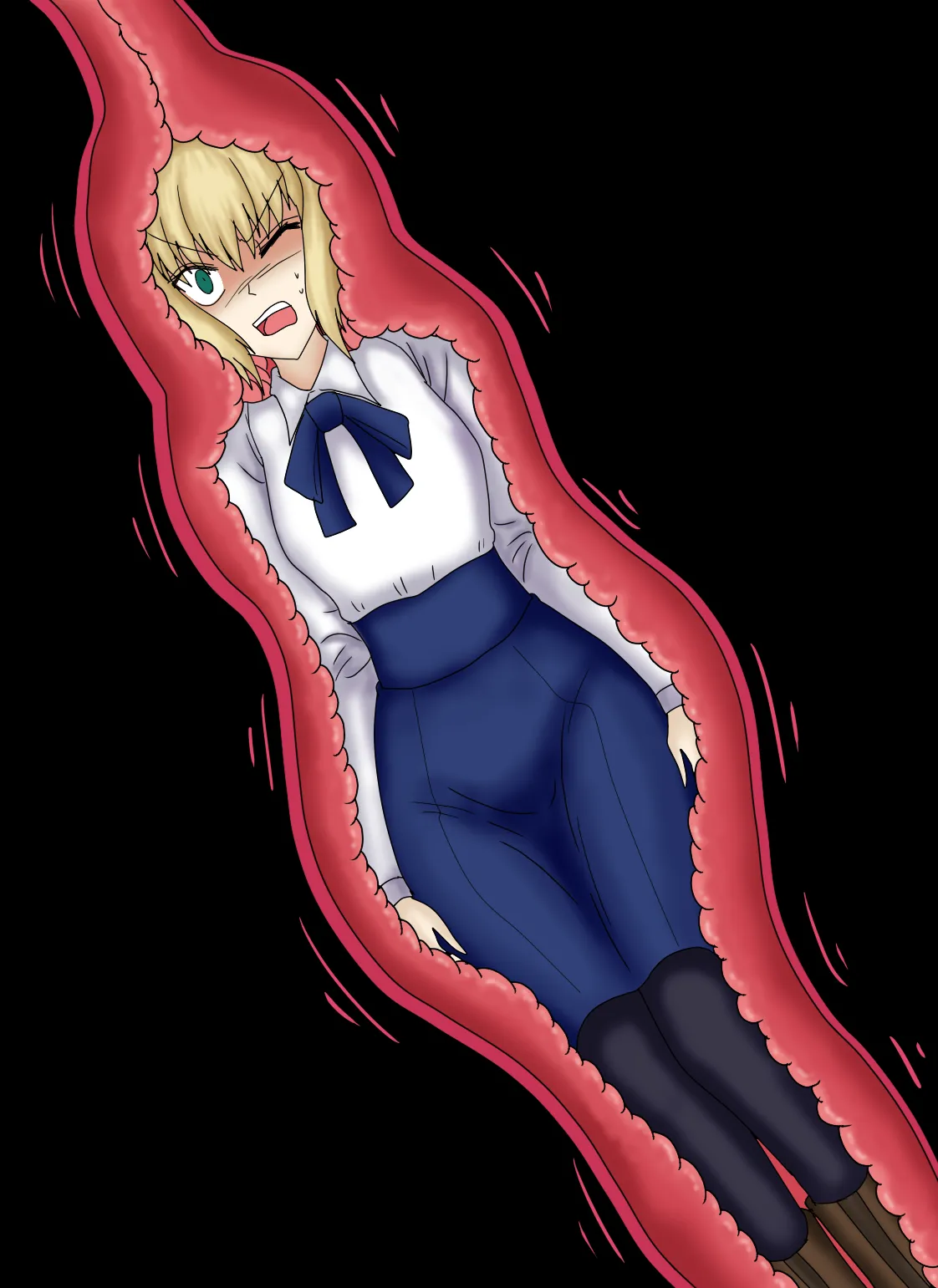 アルトリア吸収メディア第一章 リメイク＋大幅追加改修（完全版） page 100 featuring caster fate stay night parody - vore tailphagia hentai manga - read online free