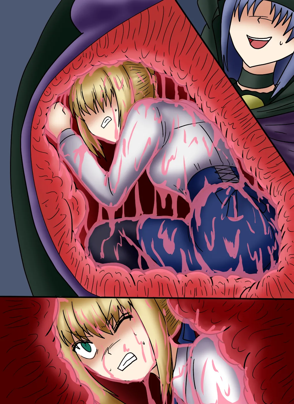 アルトリア吸収メディア第一章 リメイク＋大幅追加改修（完全版） page 133 featuring caster fate stay night parody - vore tailphagia hentai manga - read online free