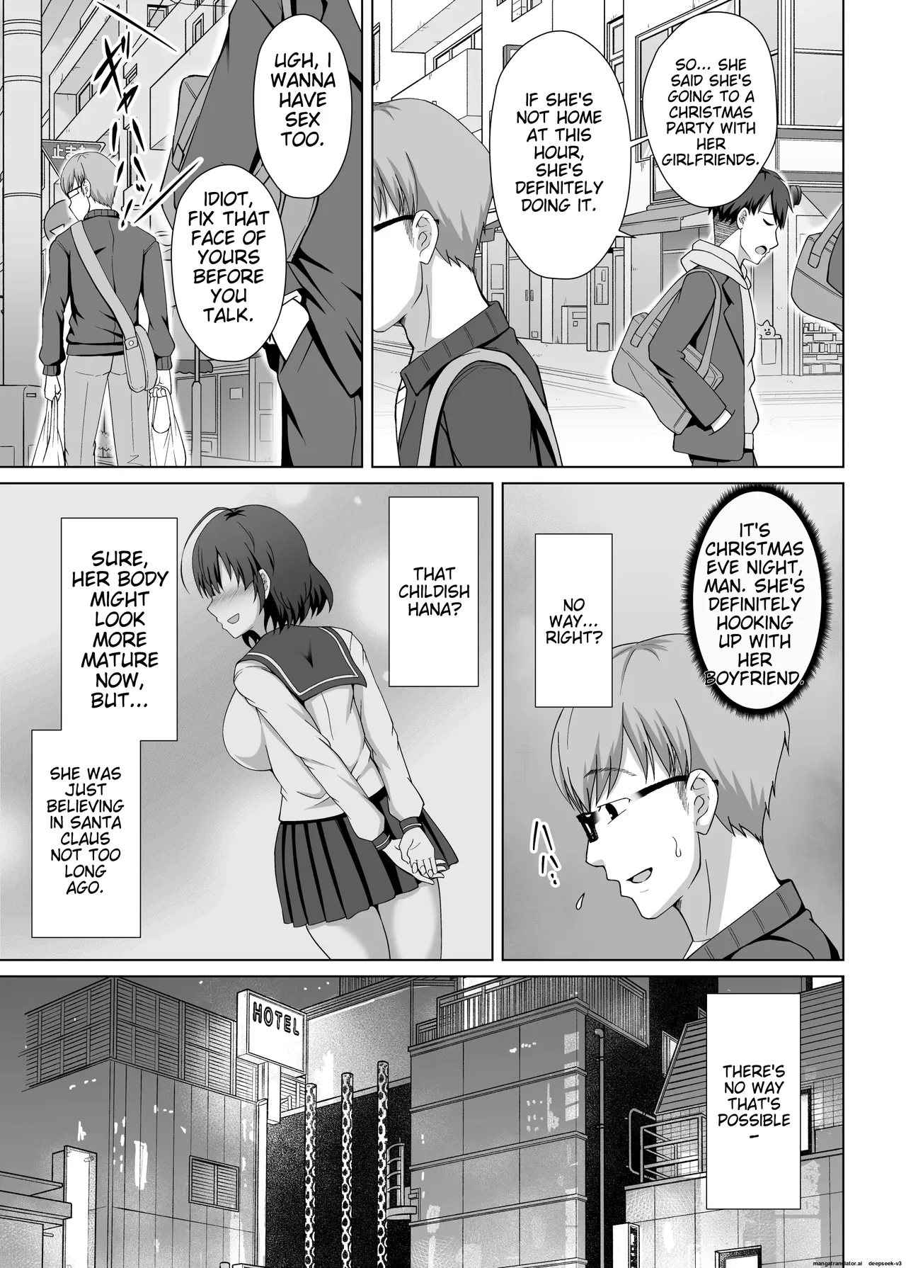 Imouto ga Asagaeri shita Christmas page 10 original parody - big breasts netorare hentai manga - read online free