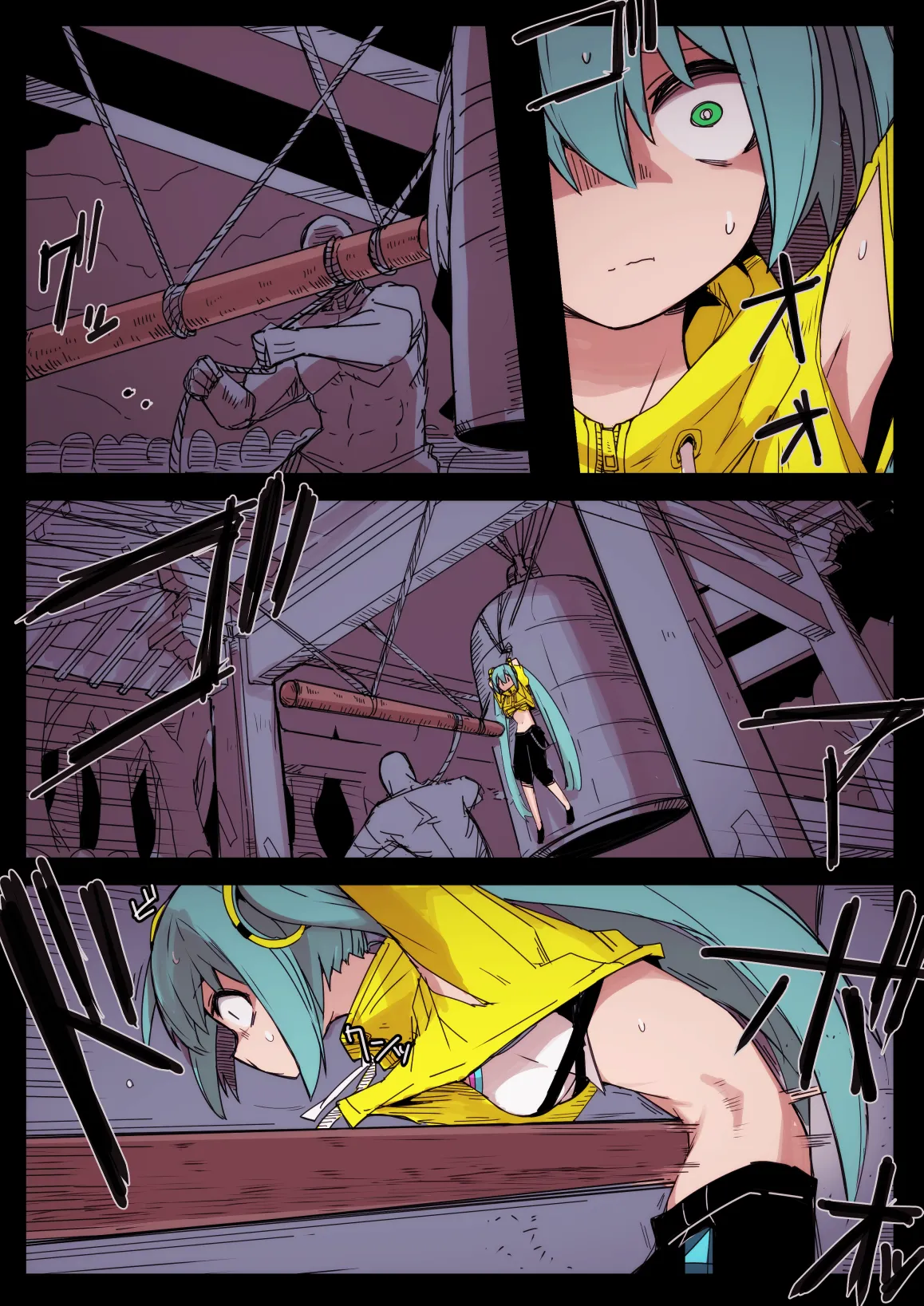 Ryona no Kane 2024 page 10 featuring miku hatsune vocaloid parody - ryona hentai manga - read online free