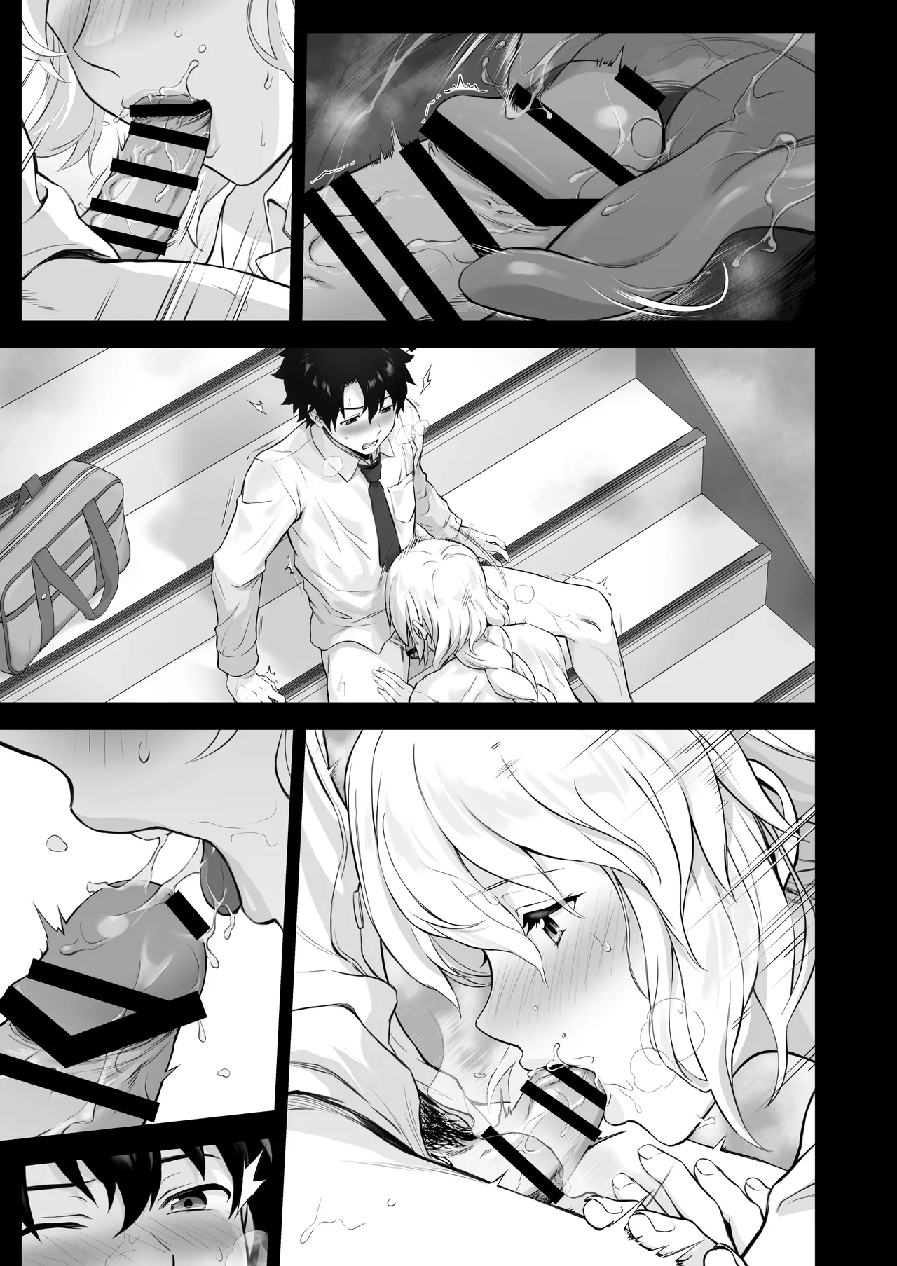 Koibito Jeanne d'Arc page 58 featuring jeanne darc fate grand order parody - big breasts schoolgirl uniform hentai manga - read online free