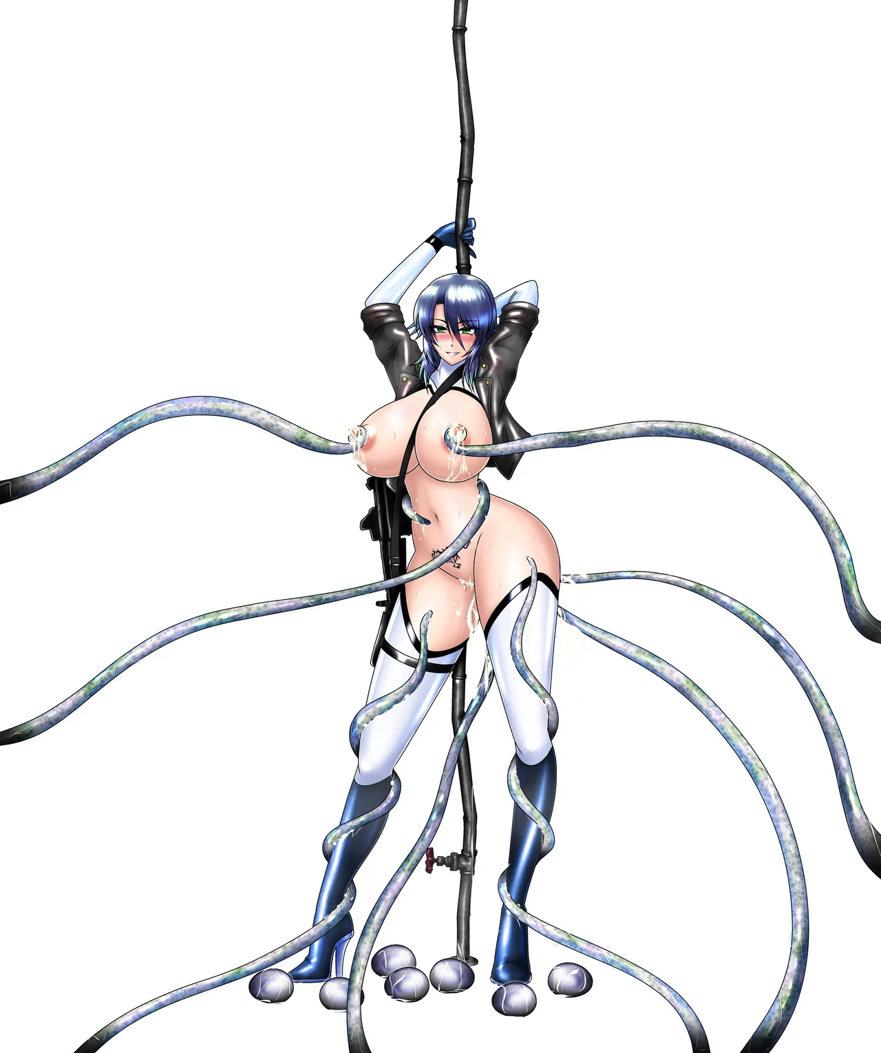 [Wagarashiya (Tasuro Kuzuha)] Sluttish-Hypnotic Detection - Kankyou Chian Kyoku Sousakan Mitsurugi Kagami -  [Digital] page 43 original parody - big breasts mind control hentai manga - read online free