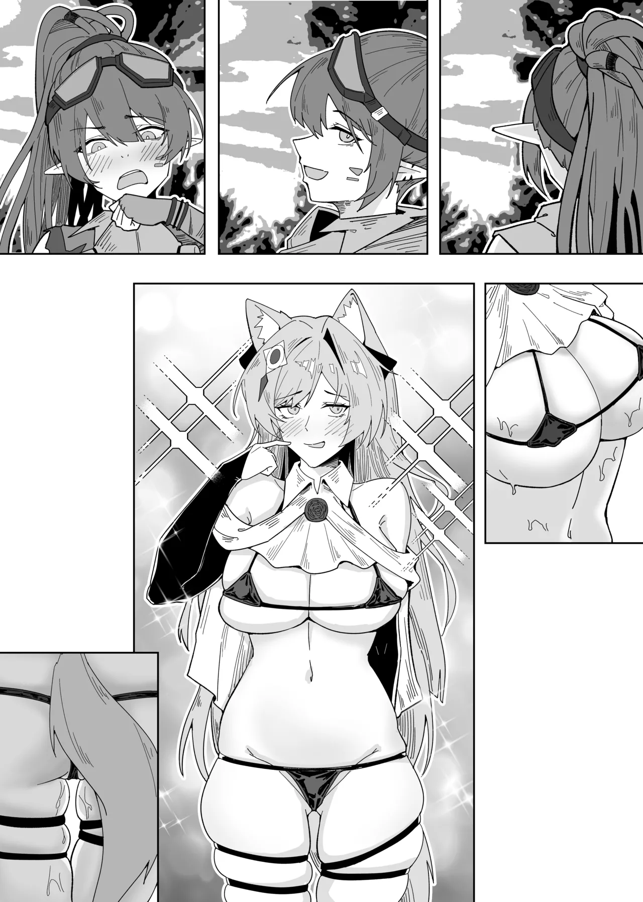 鸿雪大战小杜林 page 54 featuring pozemka arknights parody - uncensored sole female hentai manga - read online free