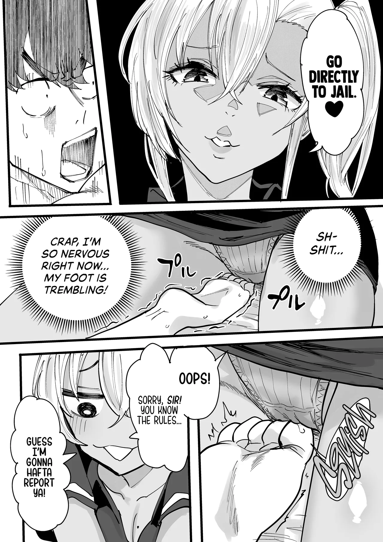 Kurogal Men-esthe Jou ga Yarasetekureru Hanashi | Happy Endings with a Tanned Gyaru Massage Therapist page 12 original parody - kissing big breasts hentai manga - read online free
