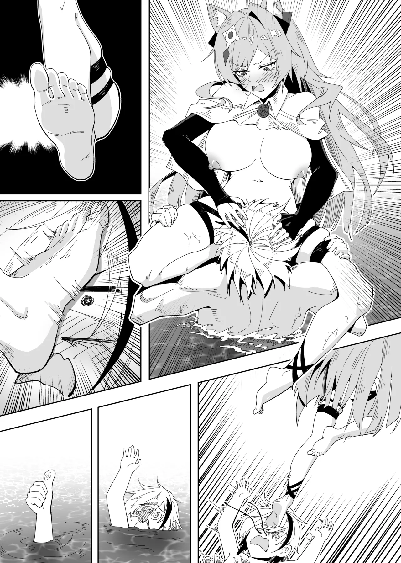 KnightFault（ダスク）·鸿雪大战小杜林（明日方舟同人H·LC整合汉化组获权代发） page 34 featuring pozemka arknights parody - uncensored hentai manga - read online free