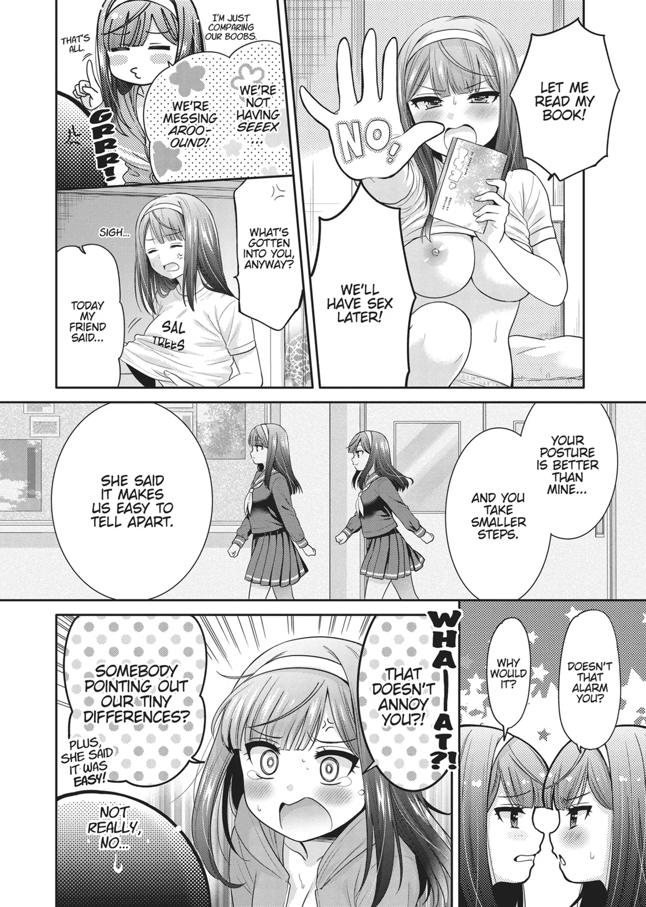 Double Your Pleasure – A Twin Yuri Anthology page 127 - twins group hentai manga - read online free