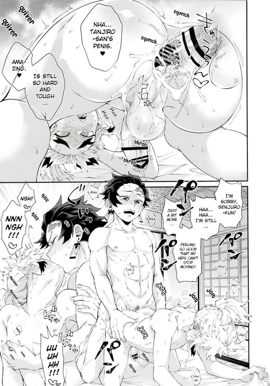 [Mekao (Den Meka)] Kodane (Natsu) no Yoru Tsuki no Koro wa Saranari | Seed's Night - When The Moon is Out, It's Wonderful (Kimetsu no Yaiba) [English] page 21 featuring tanjirou kamado kimetsu no yaiba parody - scar schoolboy uniform hentai manga - read online free