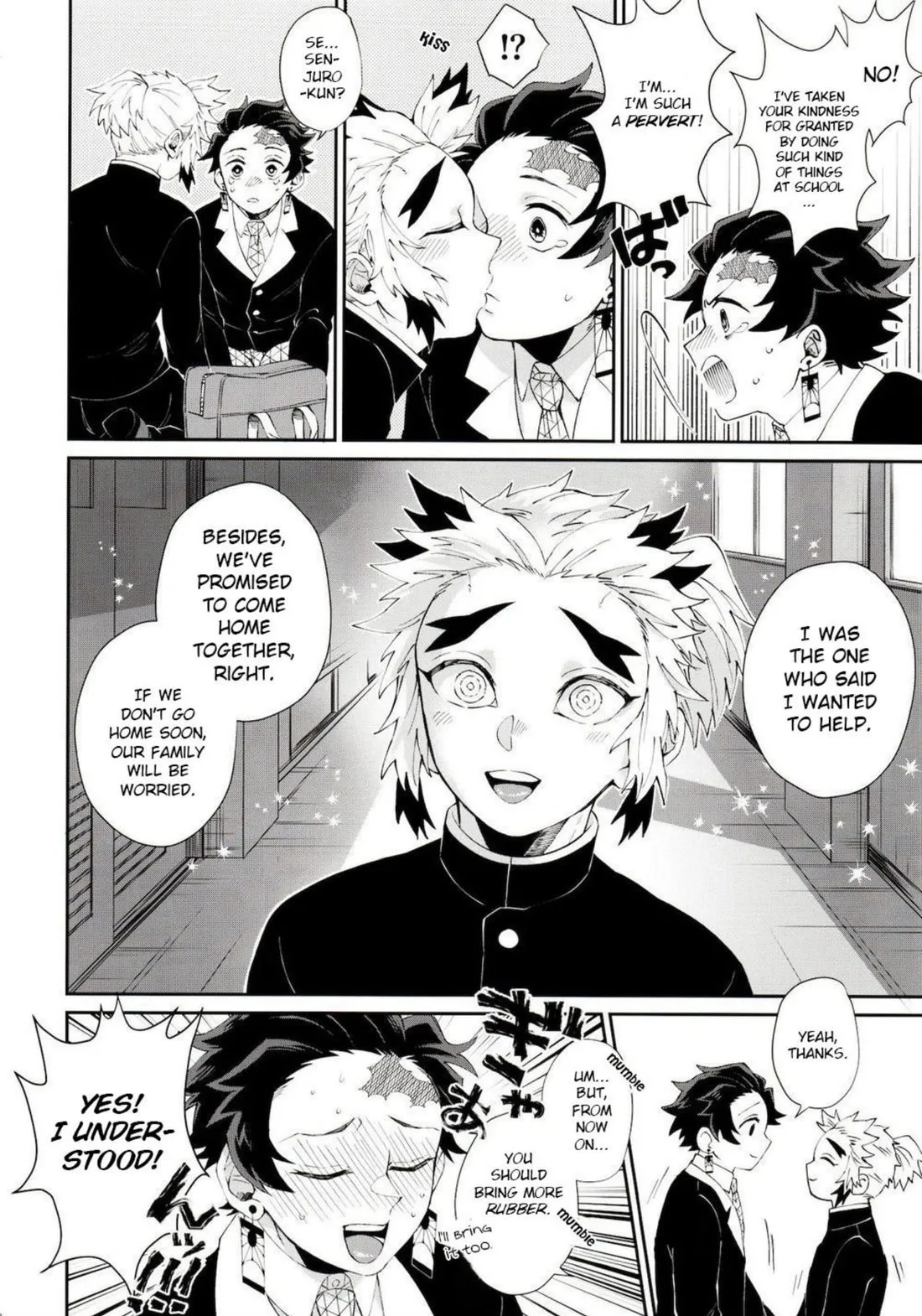 [Mekao (Den Meka)] Kodane (Natsu) no Yoru Tsuki no Koro wa Saranari | Seed's Night - When The Moon is Out, It's Wonderful (Kimetsu no Yaiba) [English] page 46 featuring tanjirou kamado kimetsu no yaiba parody - scar schoolboy uniform hentai manga - read online free