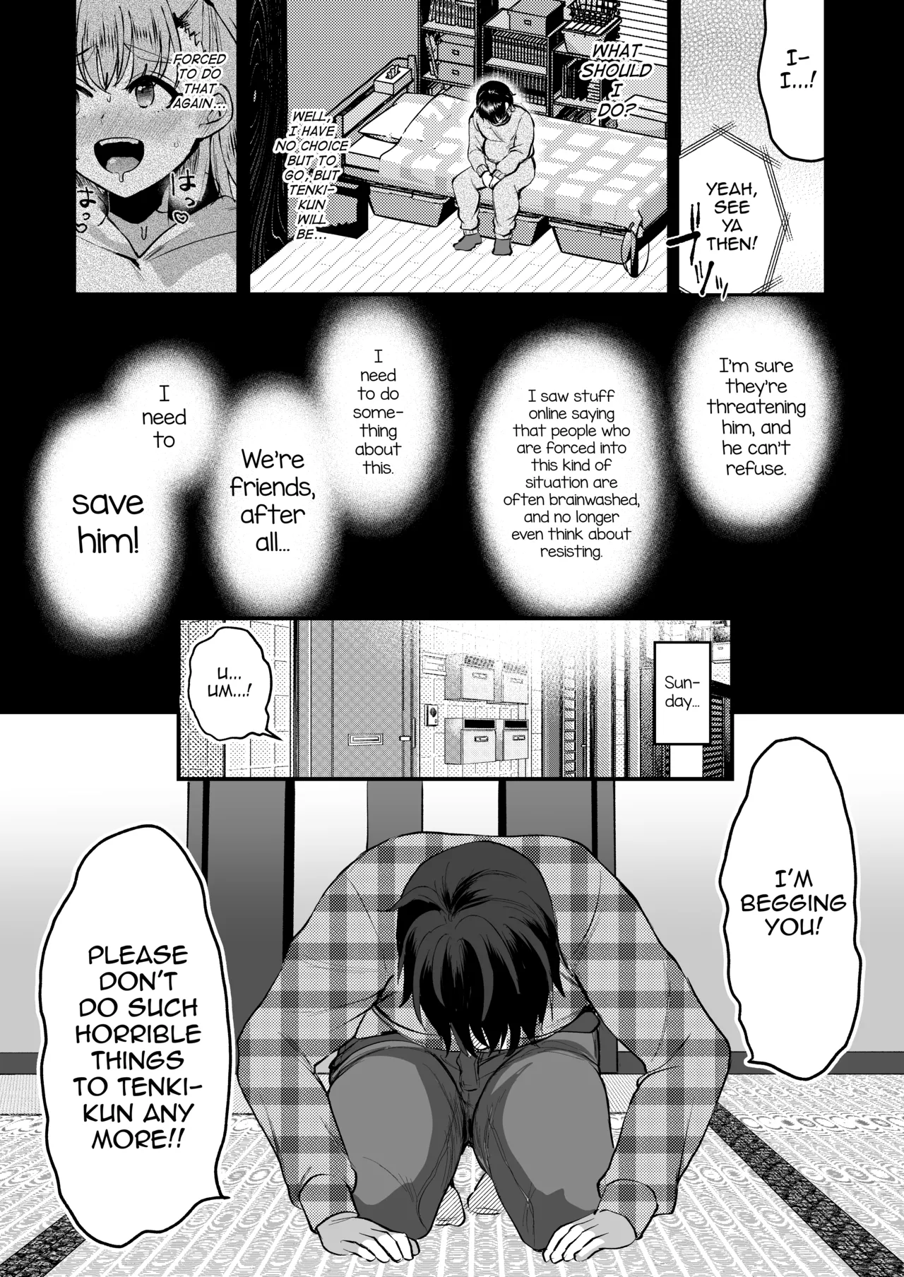 Otaku ni Yasashi Benki-kun. Jou page 14 original parody - sweating group hentai manga - read online free