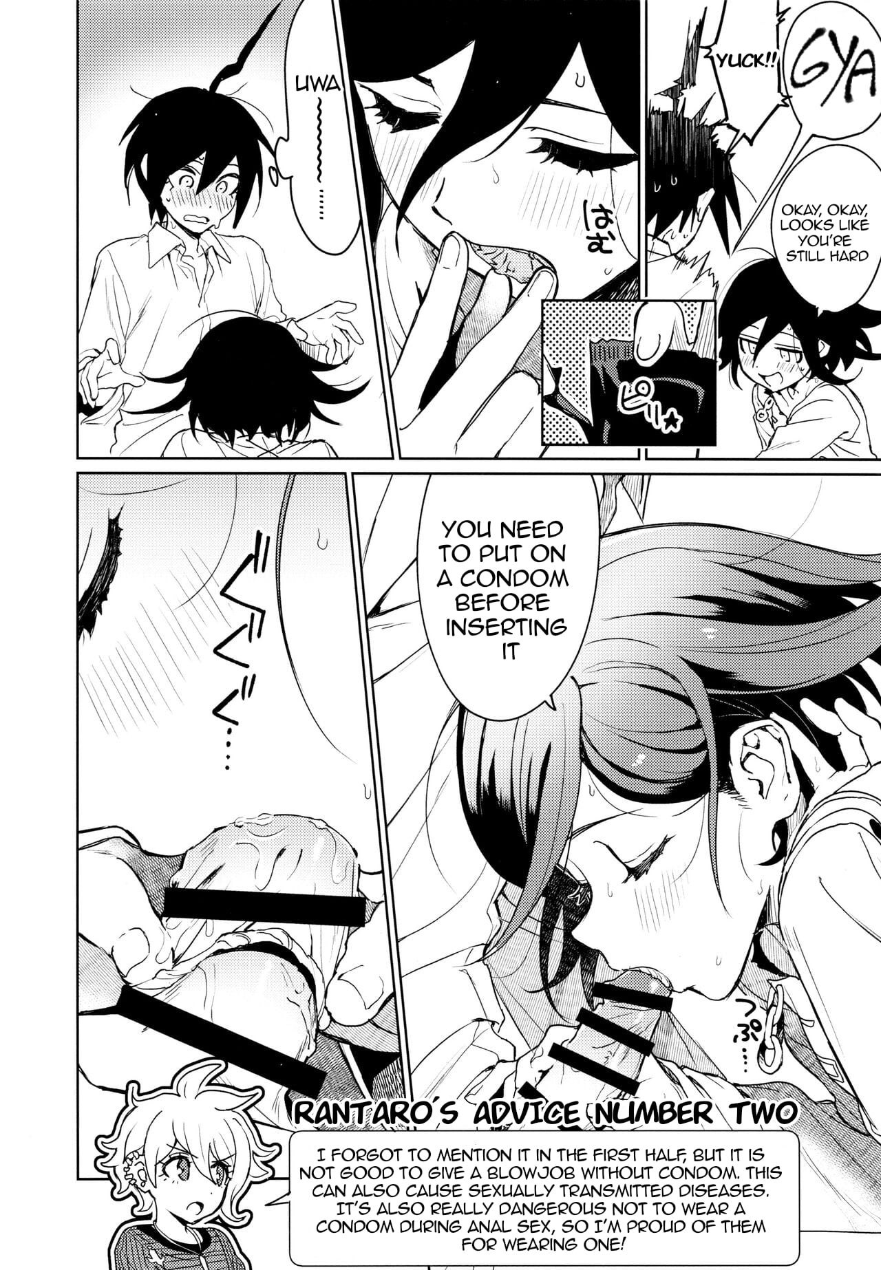 Hajimete no SEX Shinan page 38 featuring shuuichi saihara danganronpa parody - kissing virginity hentai manga - read online free