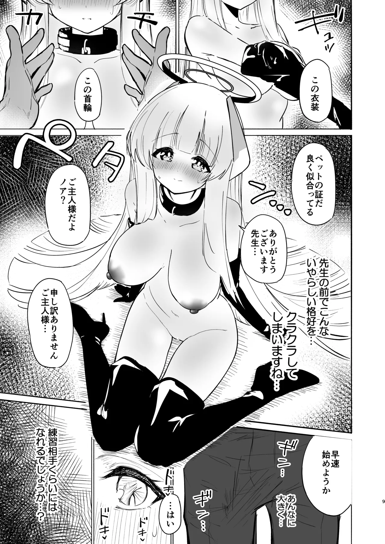 Kono Chokyo wa Renshu... Desu yo ne? page 9 featuring noa ushio blue archive parody - squirting bdsm hentai manga - read online free