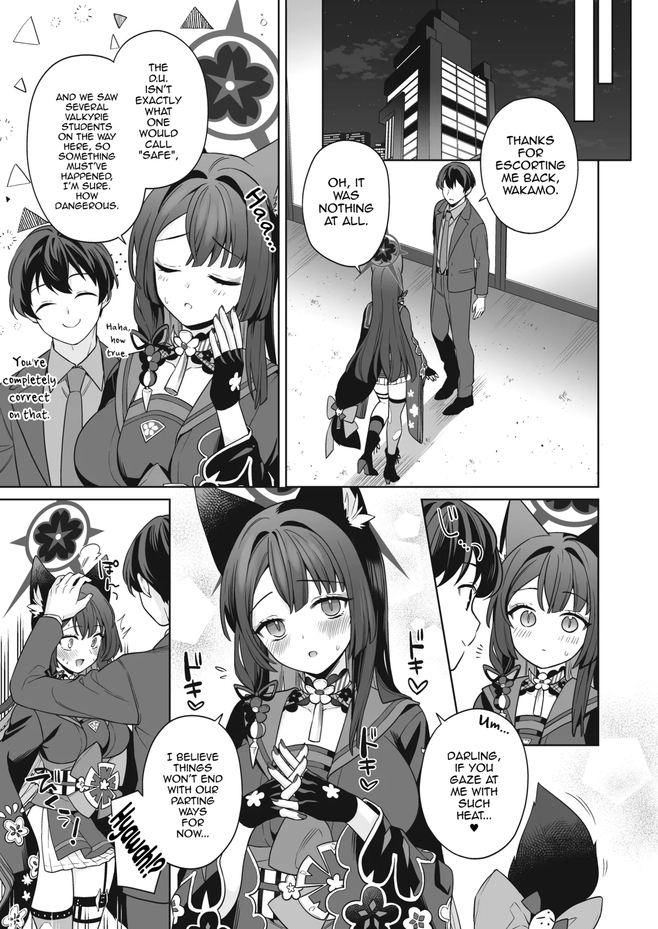 [NOMIYAGUMI (Ichinomiya)] Junjou Renjou Hatsujou Kitsune -3- | Pure♥Lovestruck♥Fox in Heat -3- (Blue Archive) [English] [mysterymeat3] [Digital] page 36 featuring sensei blue archive parody - big breasts nakadashi hentai manga - read online free