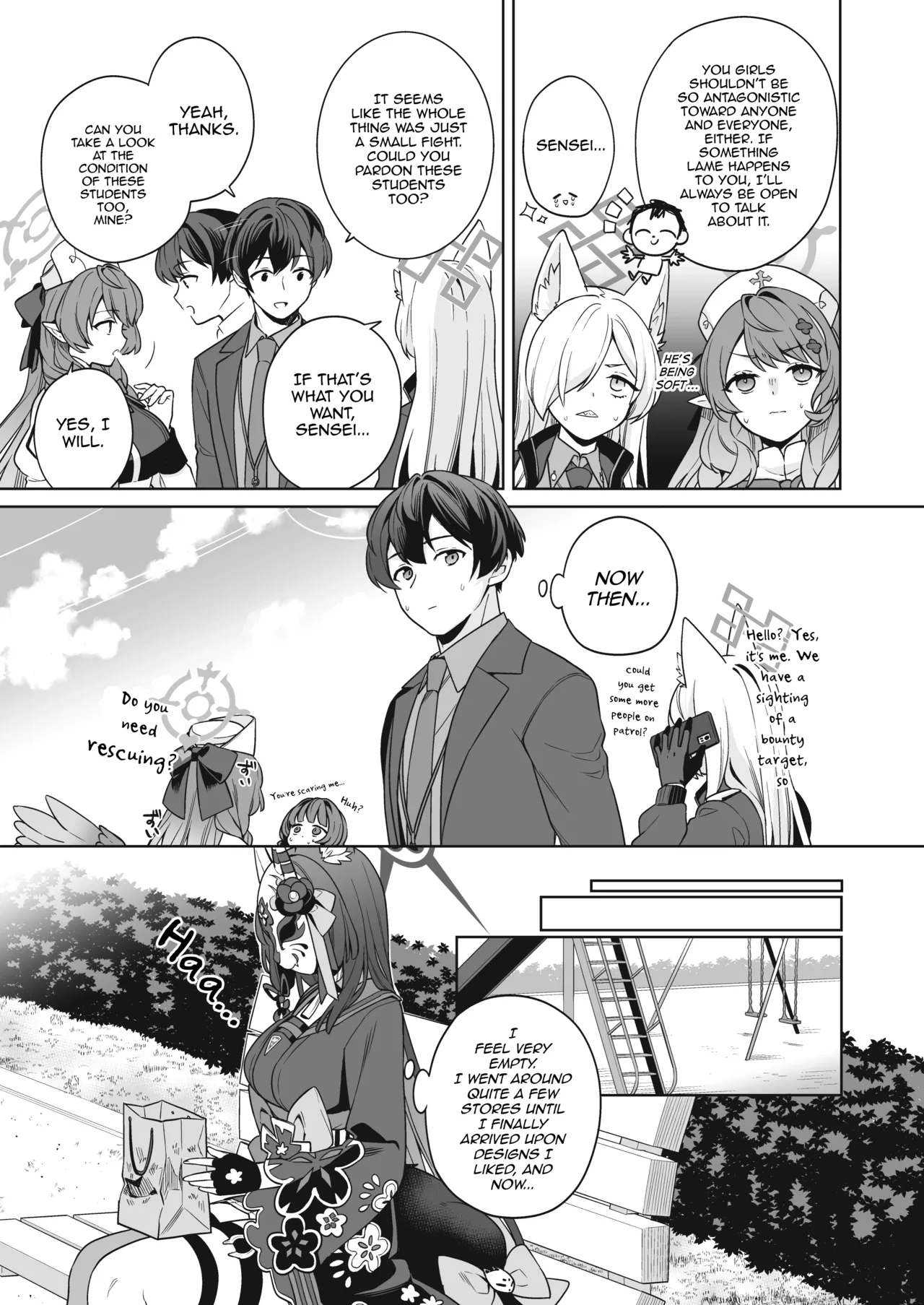 [NOMIYAGUMI (Ichinomiya)] Junjou Renjou Hatsujou Kitsune -3- | Pure♥Lovestruck♥Fox in Heat -3- (Blue Archive) [English] [mysterymeat3] [Digital] - Page 8