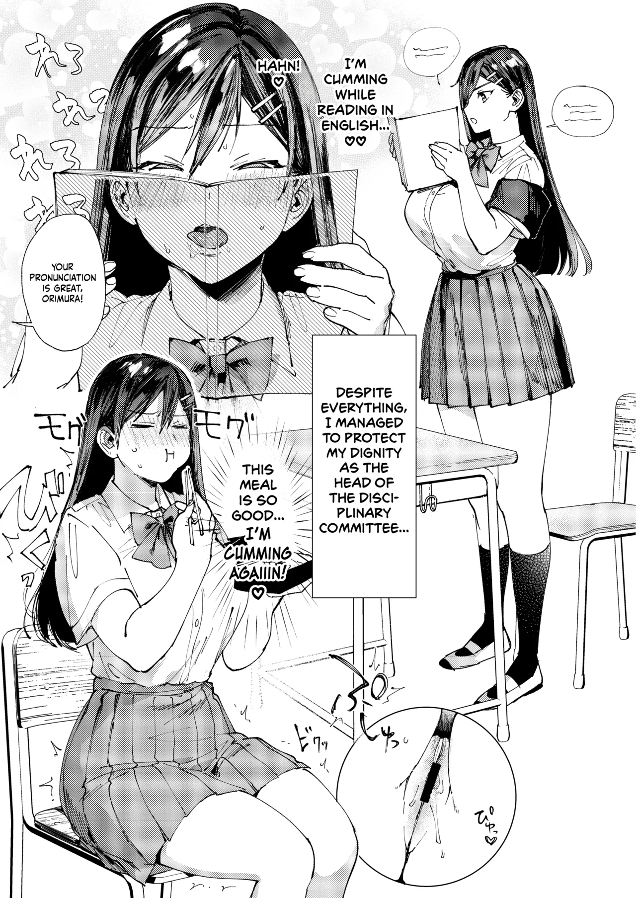 Kiritsu ni Kibishii Fuuki Iinchou wa Kounai de Himitsu no Dosukebe Onanie ga Yamerarenai! | The Strict Head of the DIsciplinary Committee Just Can't Stop Masturbating at School! page 30 original parody - squirting big breasts hentai manga - read online free