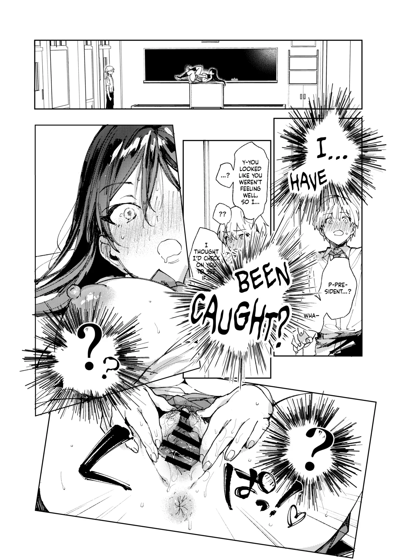 Kiritsu ni Kibishii Fuuki Iinchou wa Kounai de Himitsu no Dosukebe Onanie ga Yamerarenai! | The Strict Head of the DIsciplinary Committee Just Can't Stop Masturbating at School! page 45 original parody - squirting big breasts hentai manga - read online free